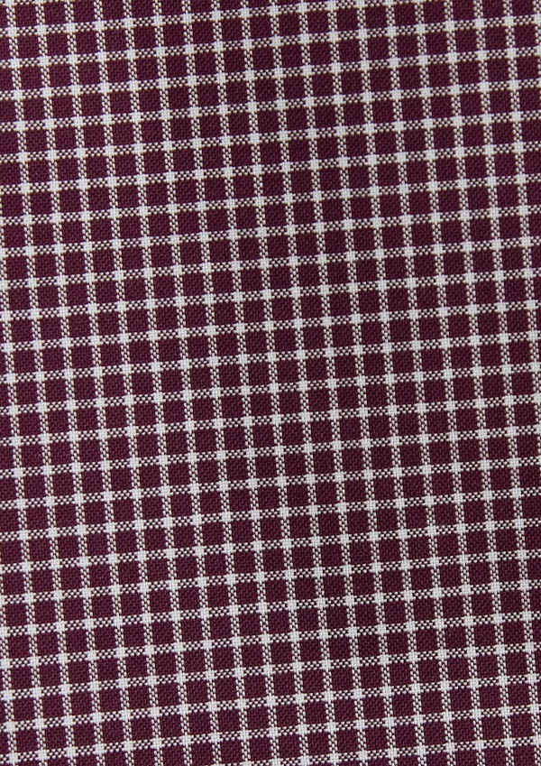 Wine Jaxon Easy Care Check Shirt