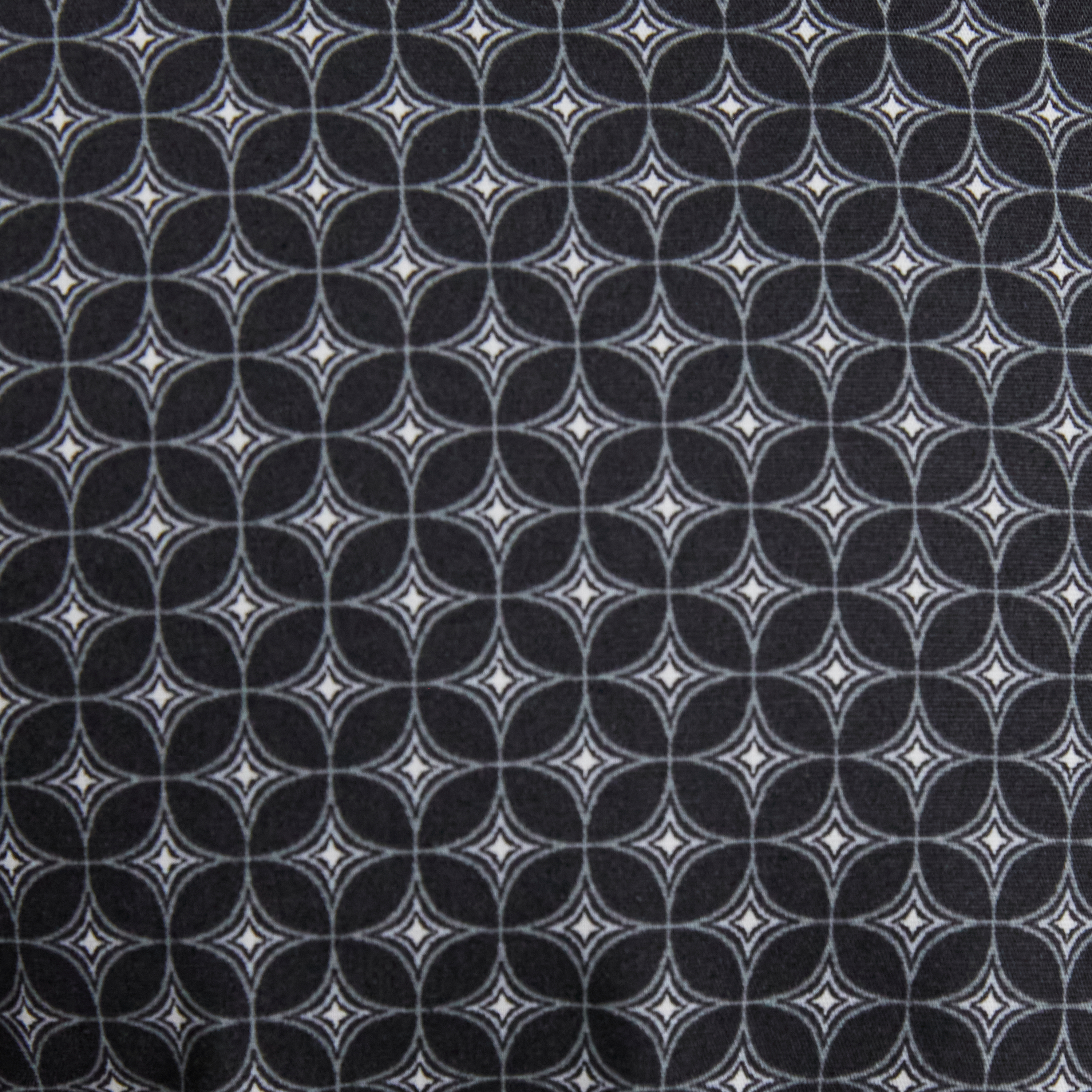 Black Miller Geo Stretch Shirt