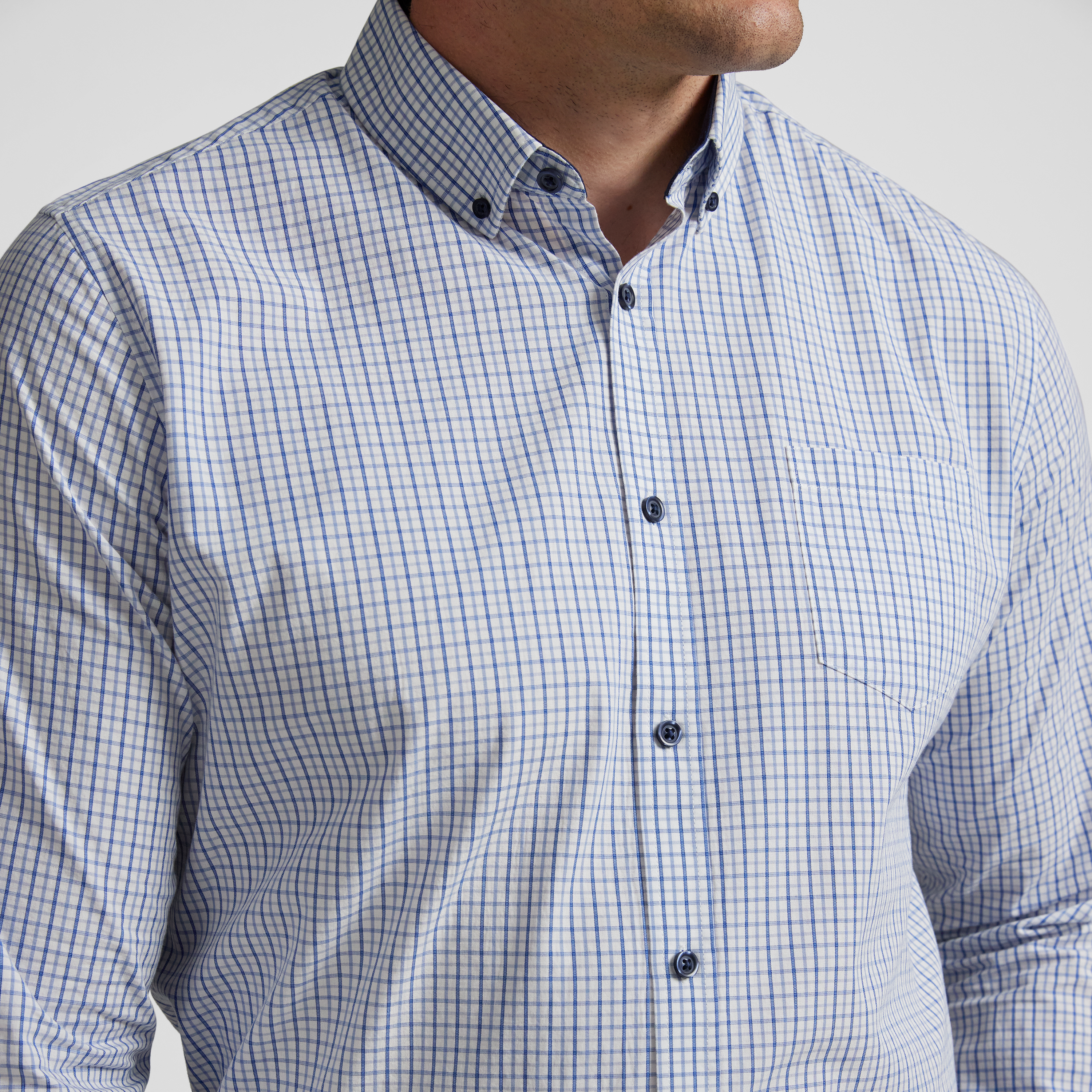 Blue Barney Check Shirt