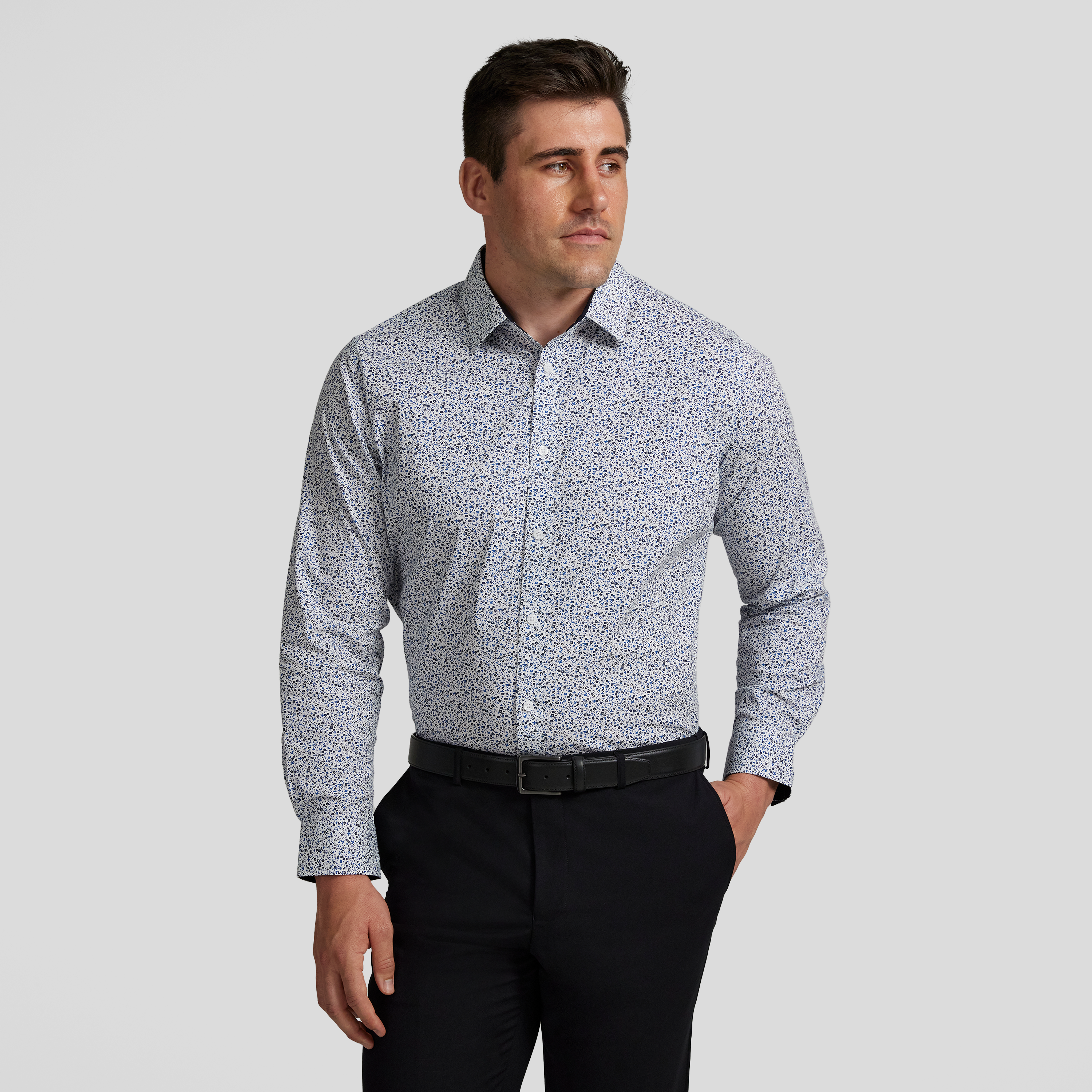 Leo Ditsy Stretch Shirt