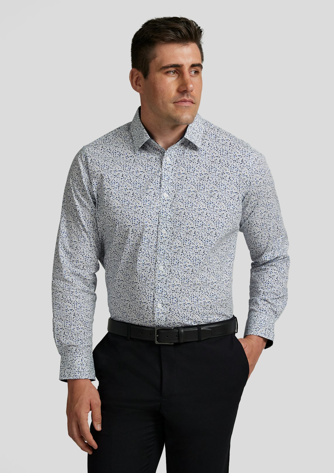 Leo Ditsy Stretch Shirt