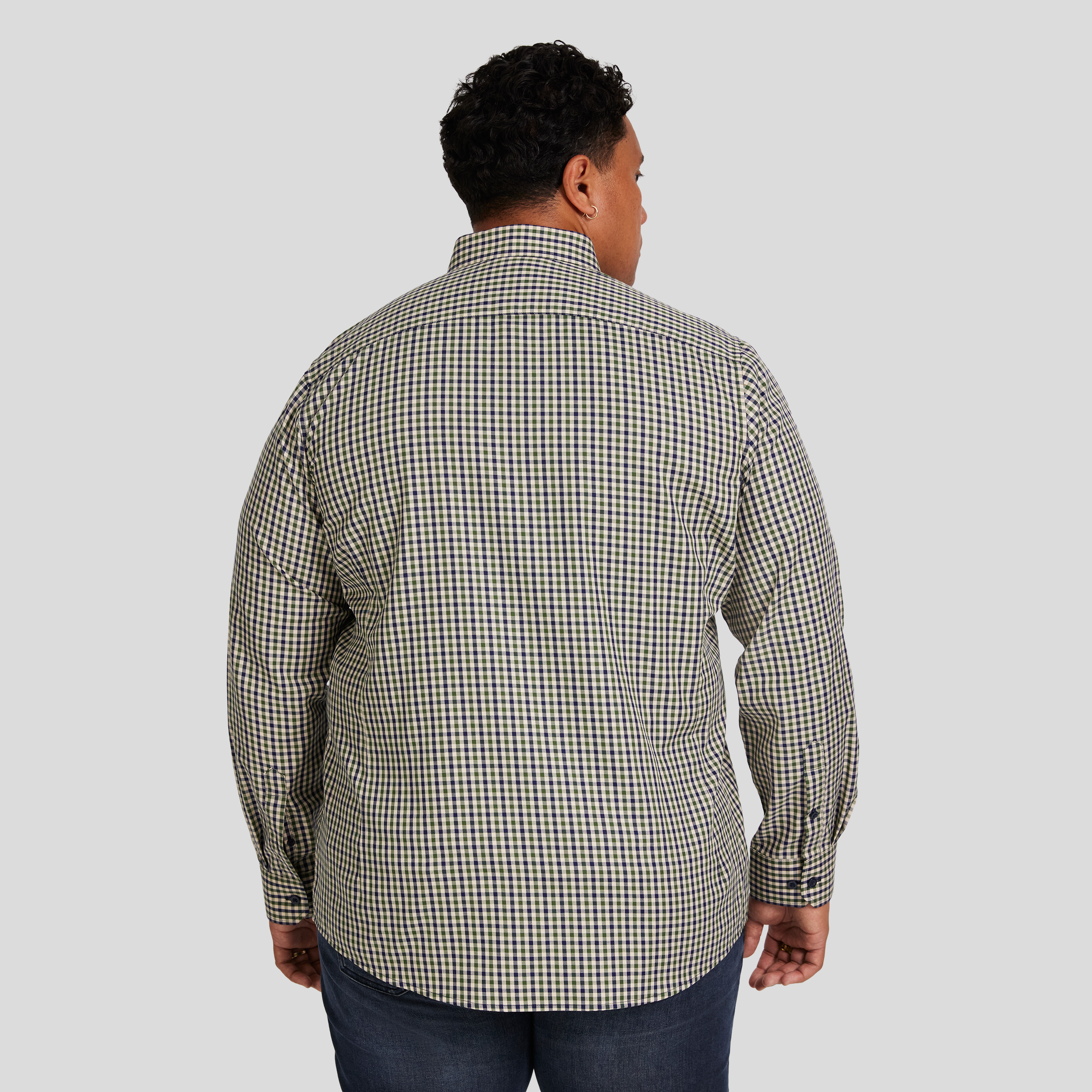 Green Noah Easy Care Check Shirt