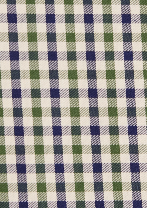 Green Noah Easy Care Check Shirt