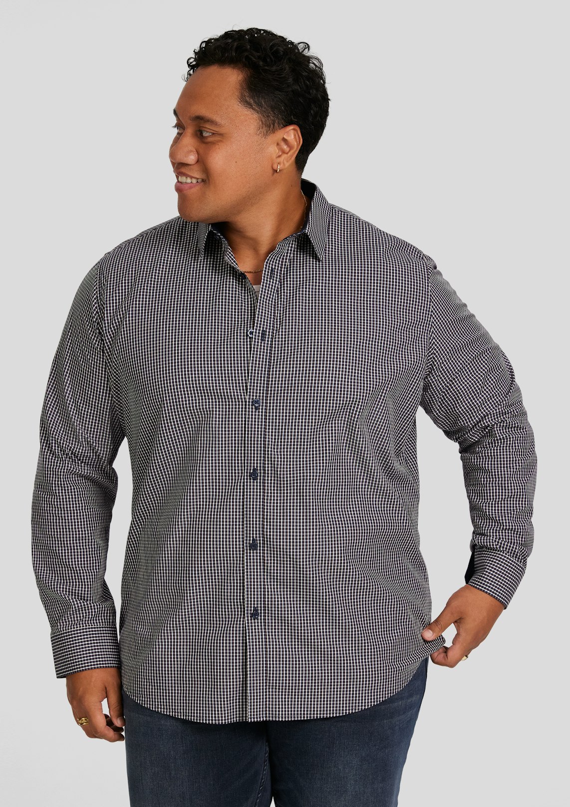 Simon Easy Care Check Shirt