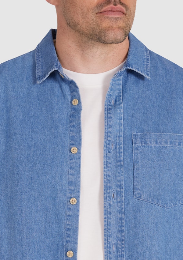 Light Wash Dustin Denim Overshirt
