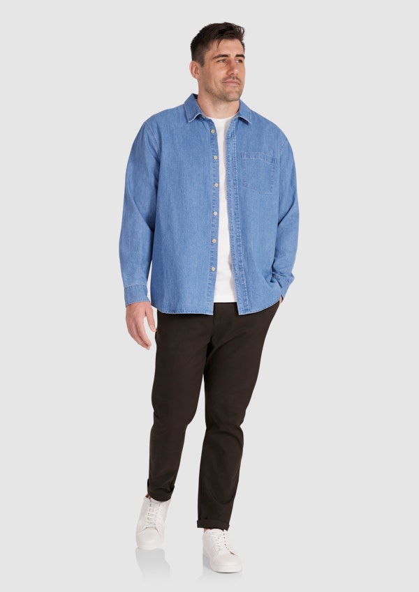 Light Wash Dustin Denim Overshirt