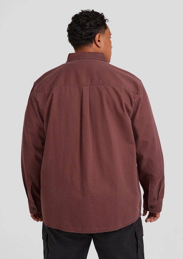 Mahogany Knox Heavy Twill Overshirt