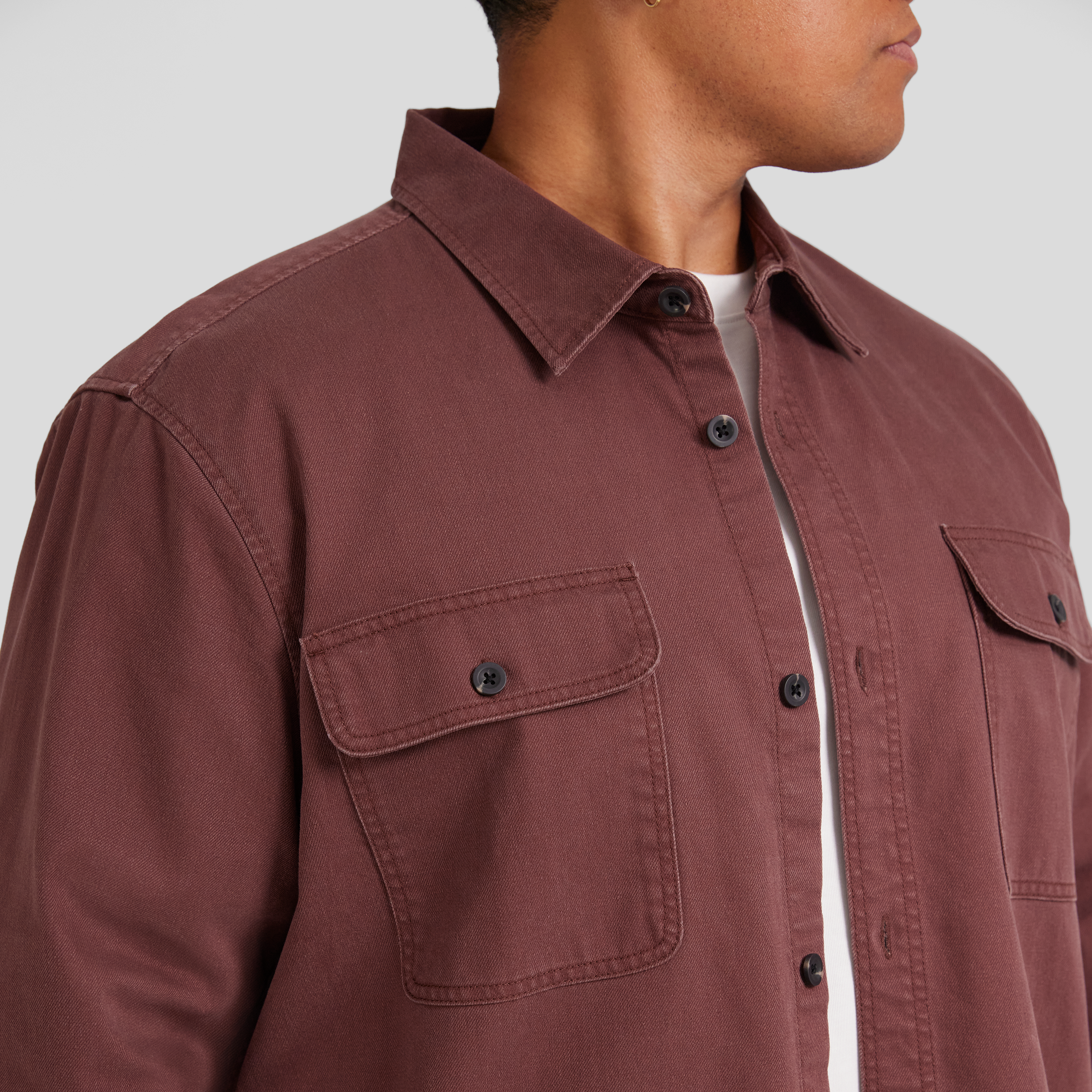 Mahogany Knox Heavy Twill Overshirt