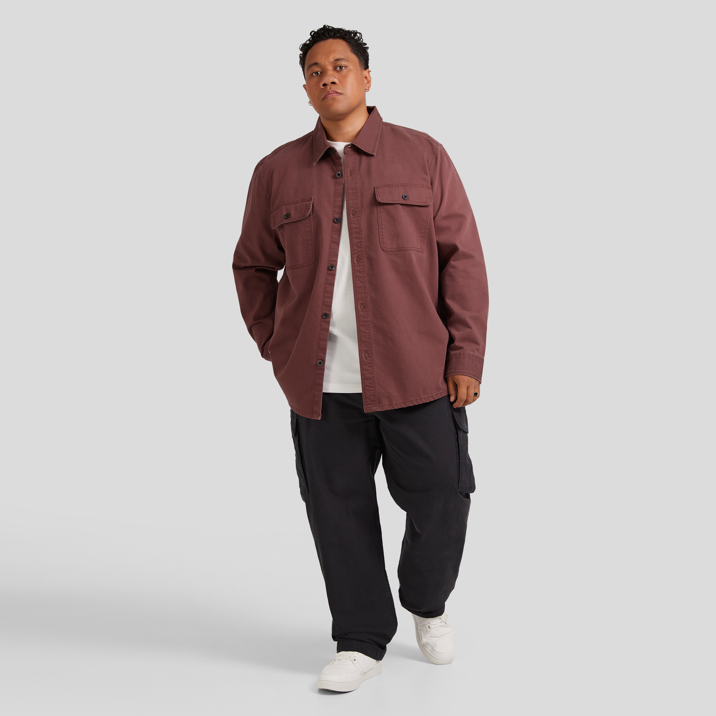Mahogany Knox Heavy Twill Overshirt
