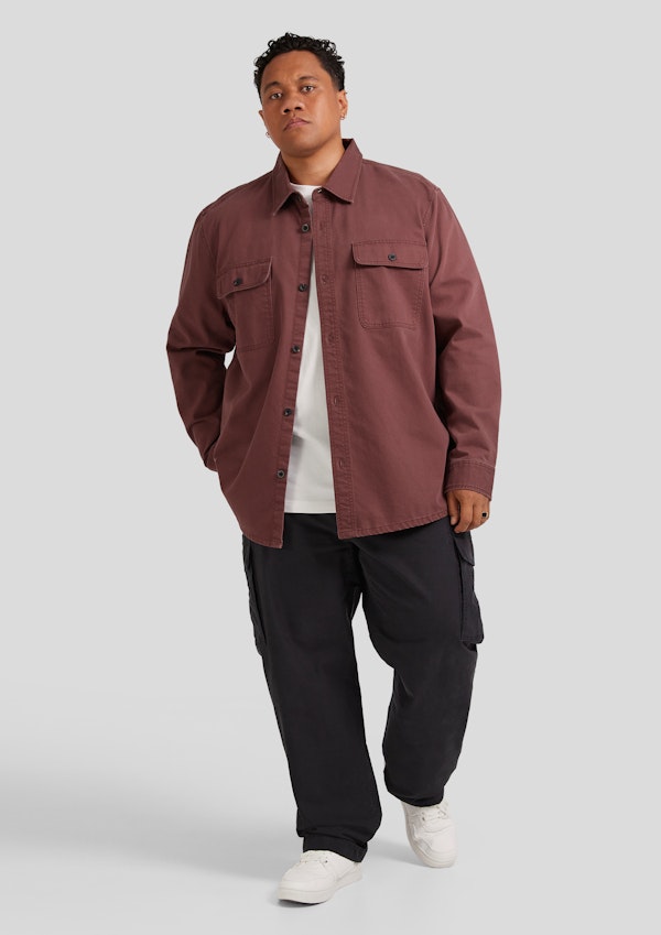 Mahogany Knox Heavy Twill Overshirt