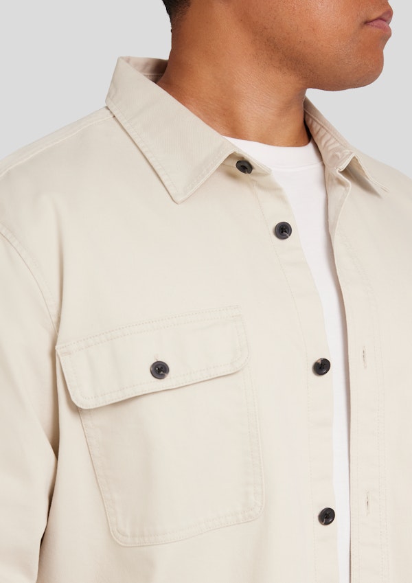 Stone Knox Heavy Twill Overshirt