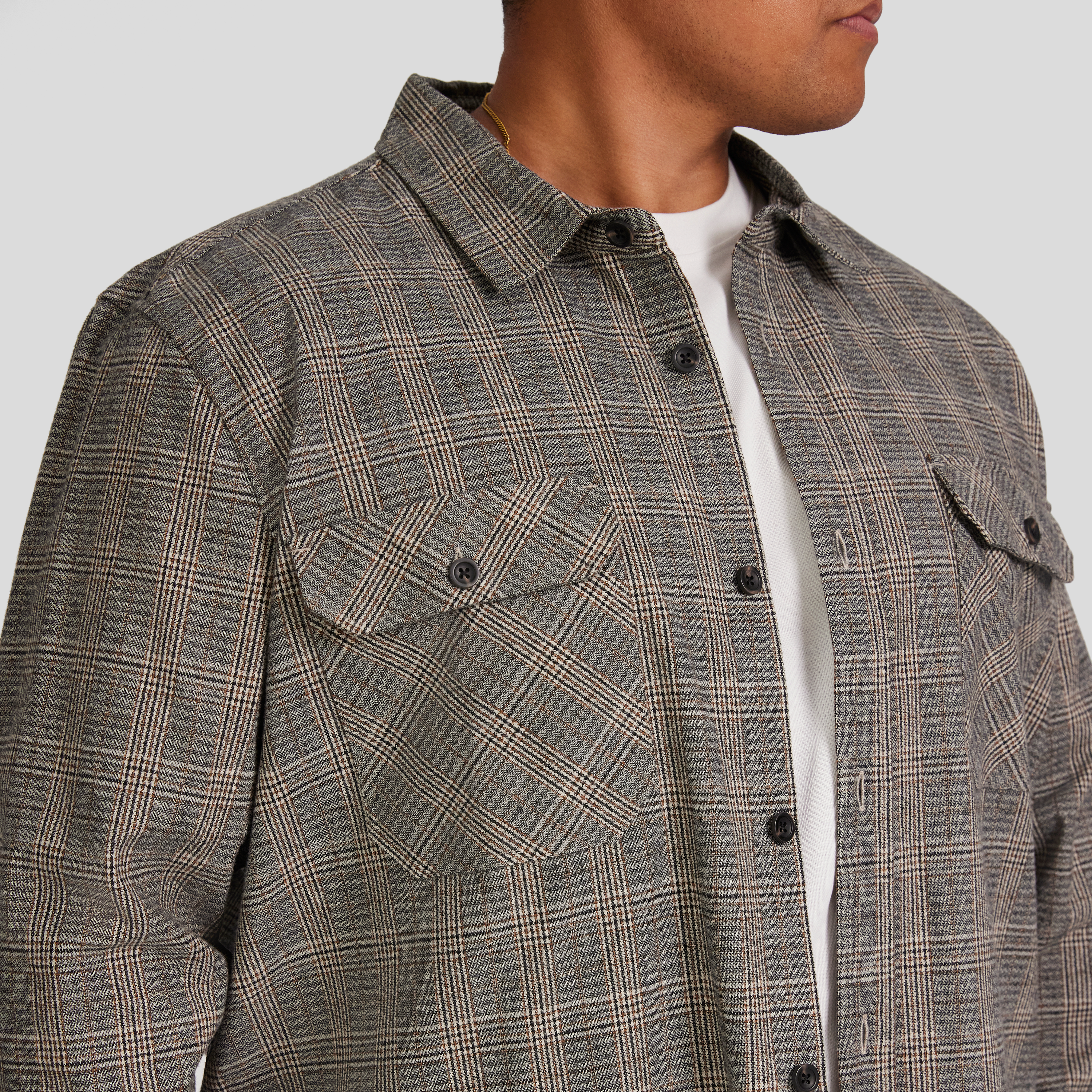Stone Nash Check Overshirt