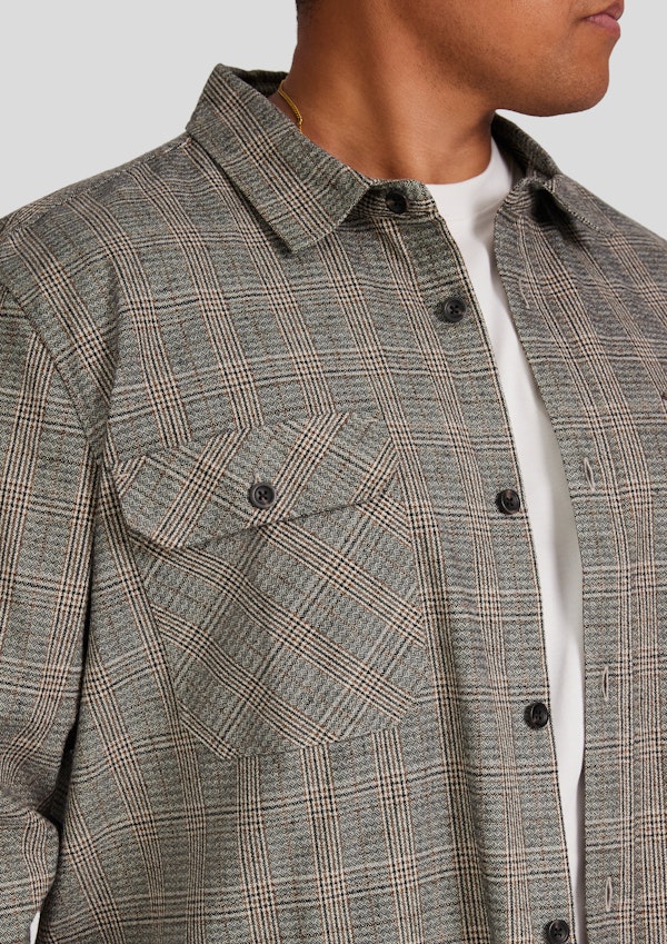 Stone Nash Check Overshirt