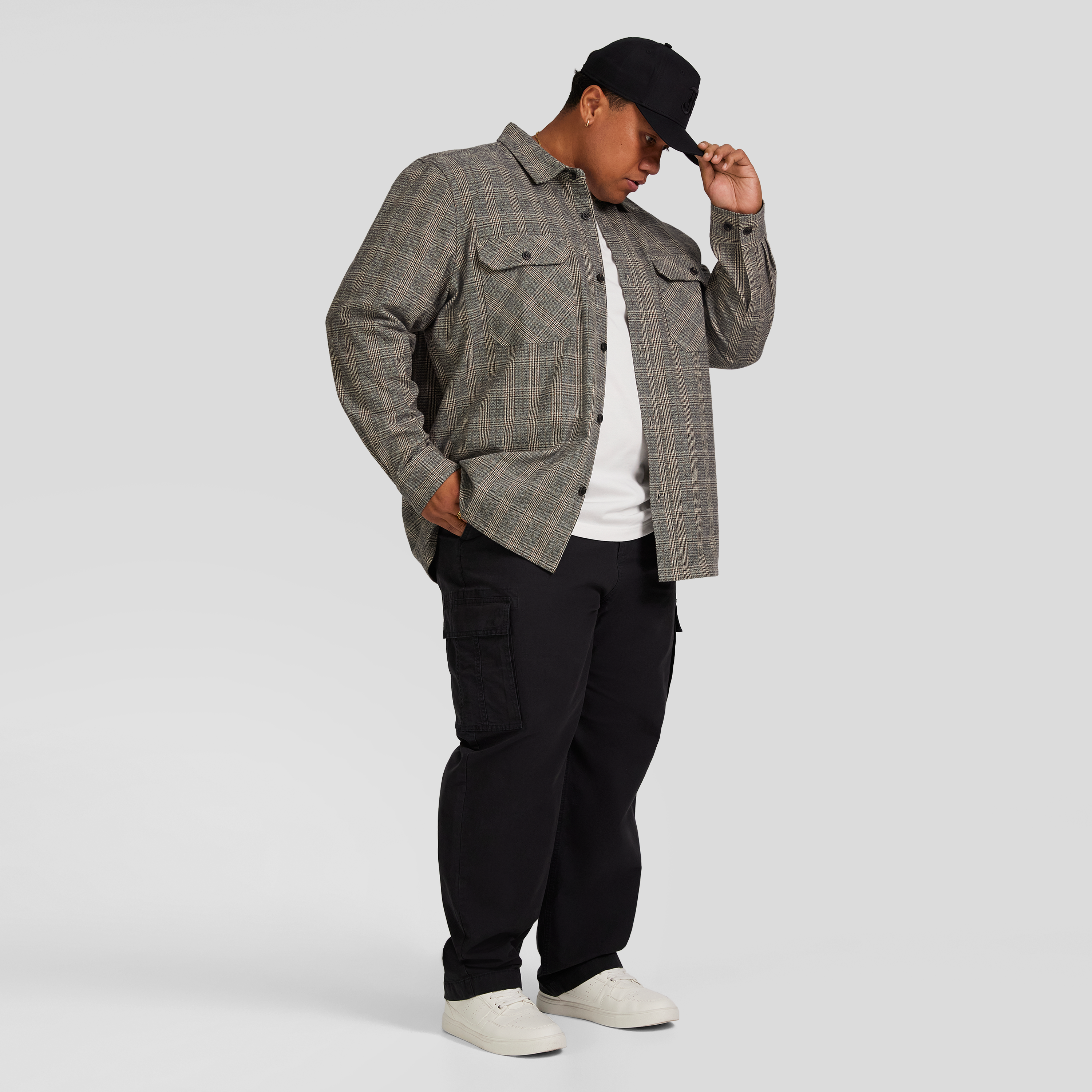 Stone Nash Check Overshirt