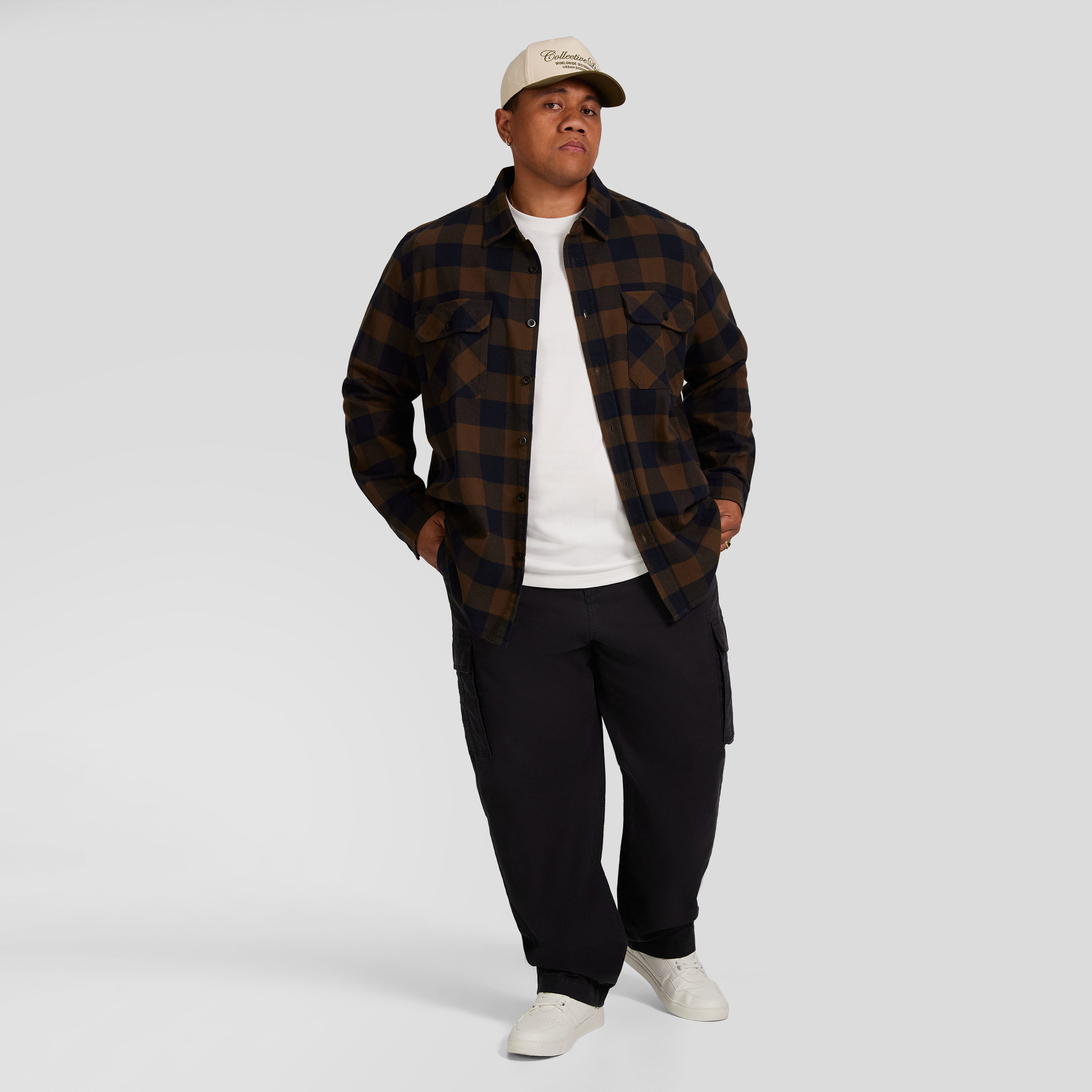 Brown Arizona Check Overshirt