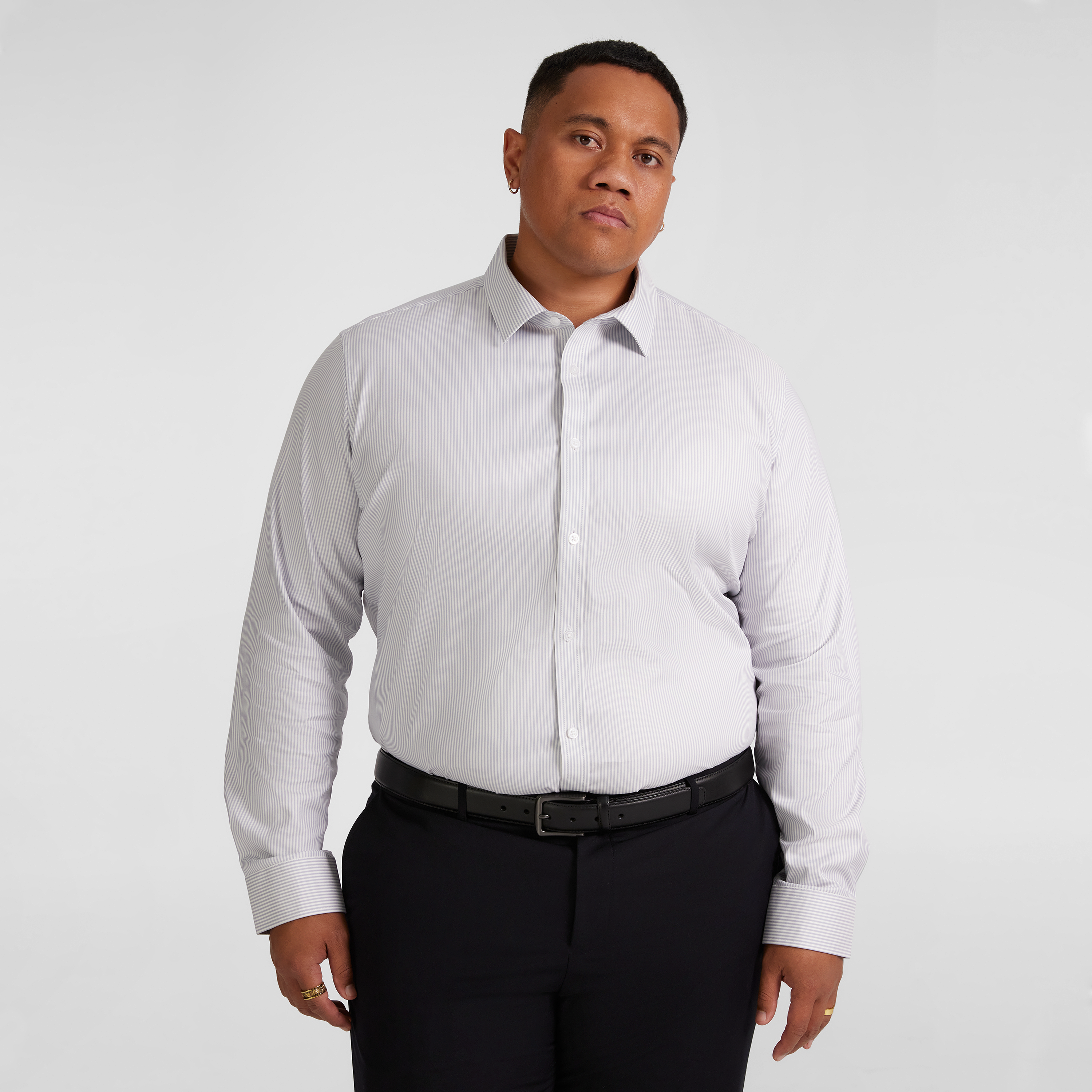 Pinstripe Stretch Shirt