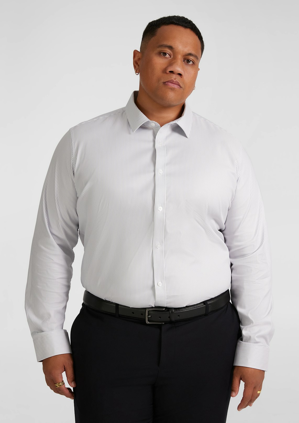 Pinstripe Stretch Shirt