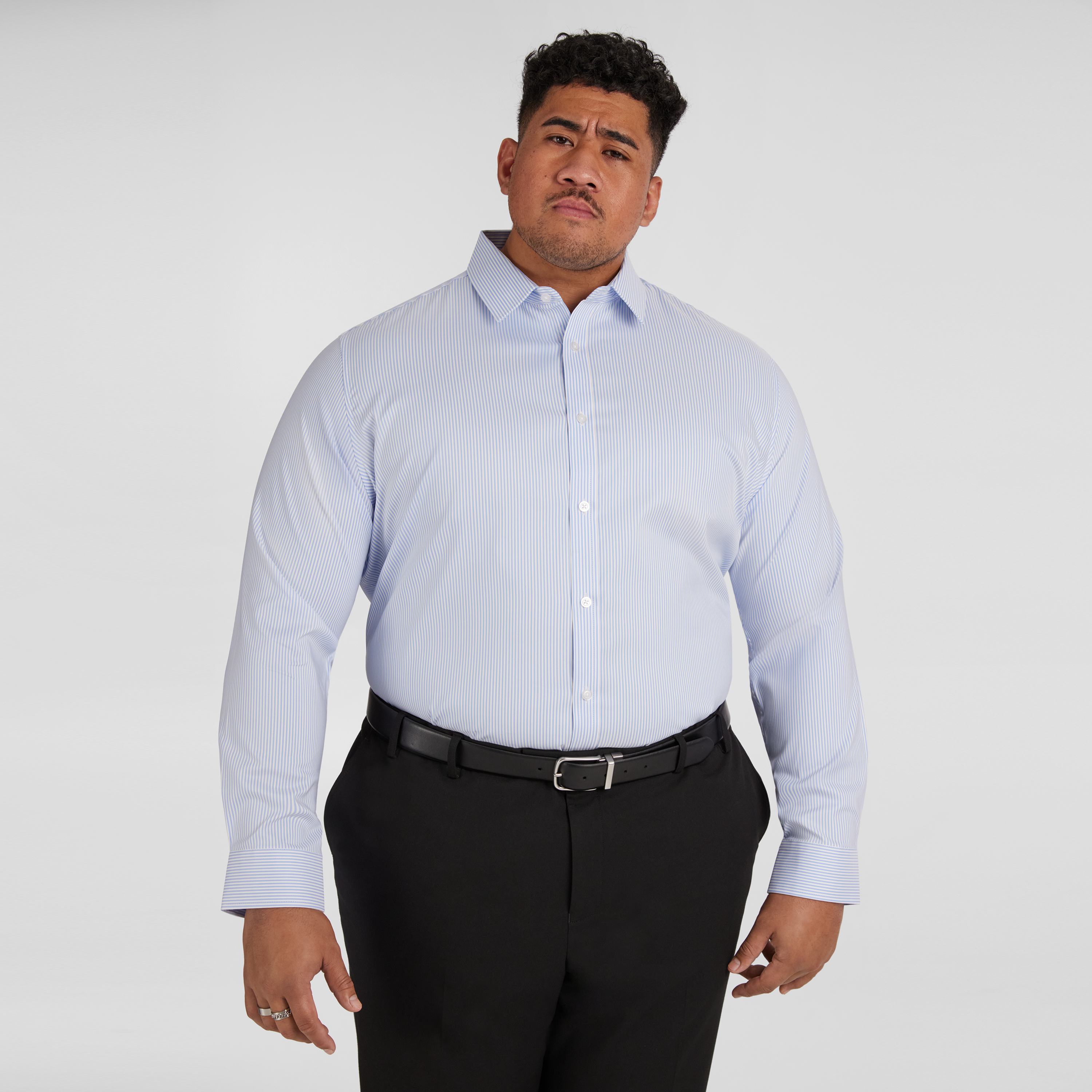 Pinstripe Stretch Shirt