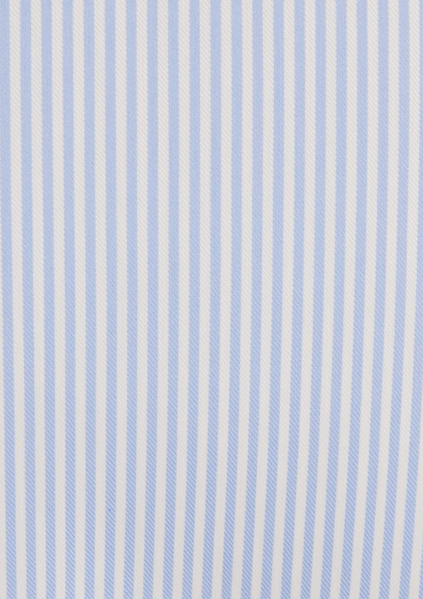 Light Blue Pinstripe Stretch Shirt
