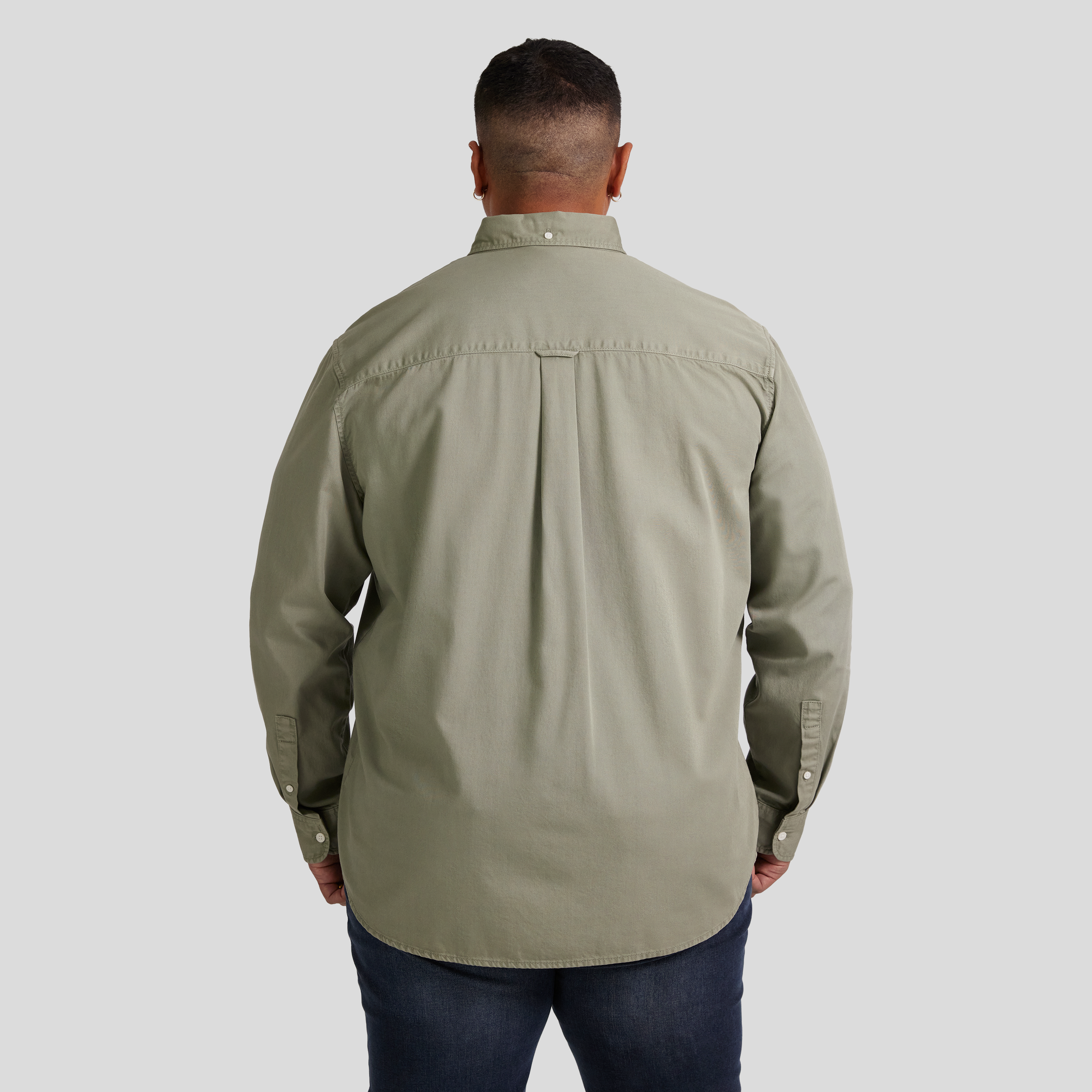Sage Relax Fit Twill Shirt