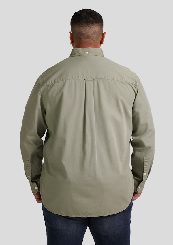 Sage Relax Fit Twill Shirt