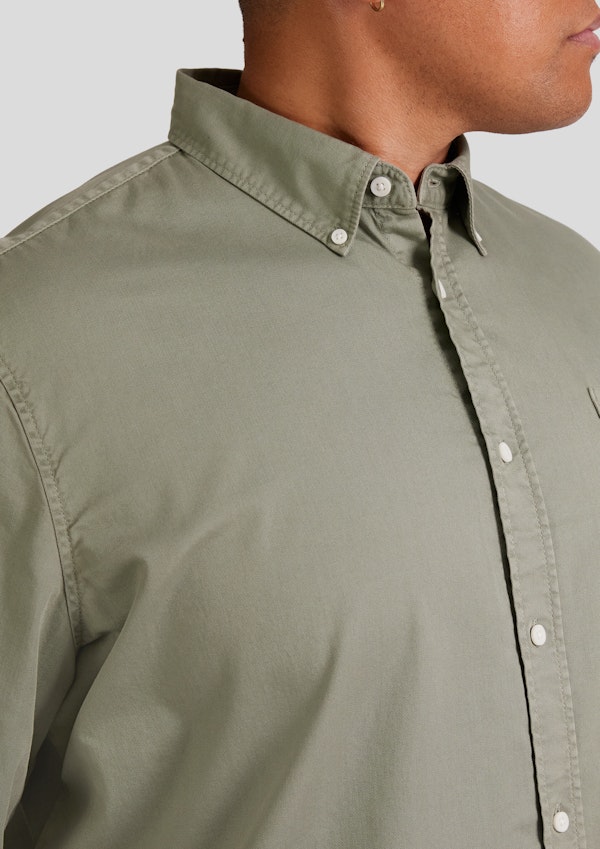 Sage Relax Fit Twill Shirt