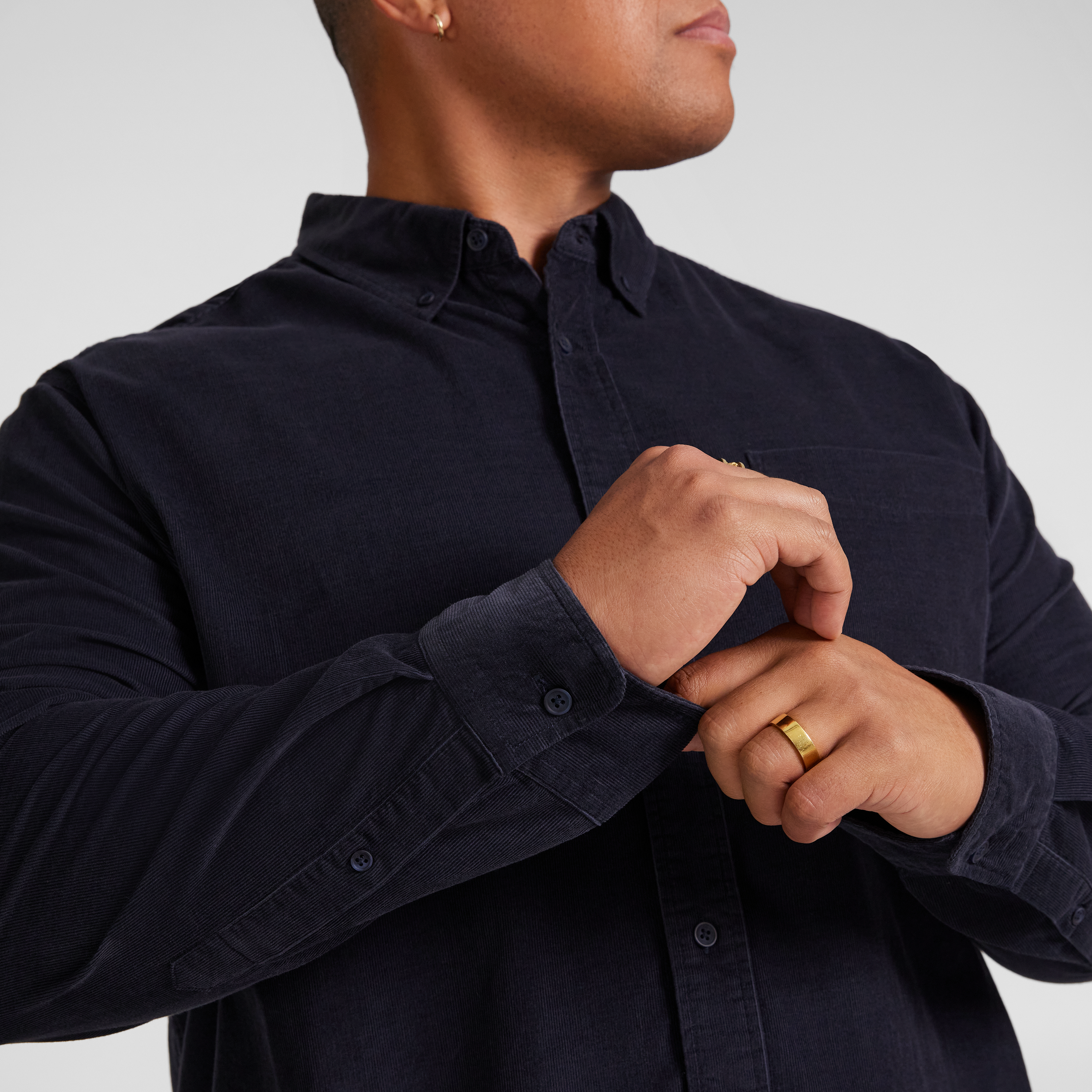 Ink Relax Fit Fine Cord Shirt