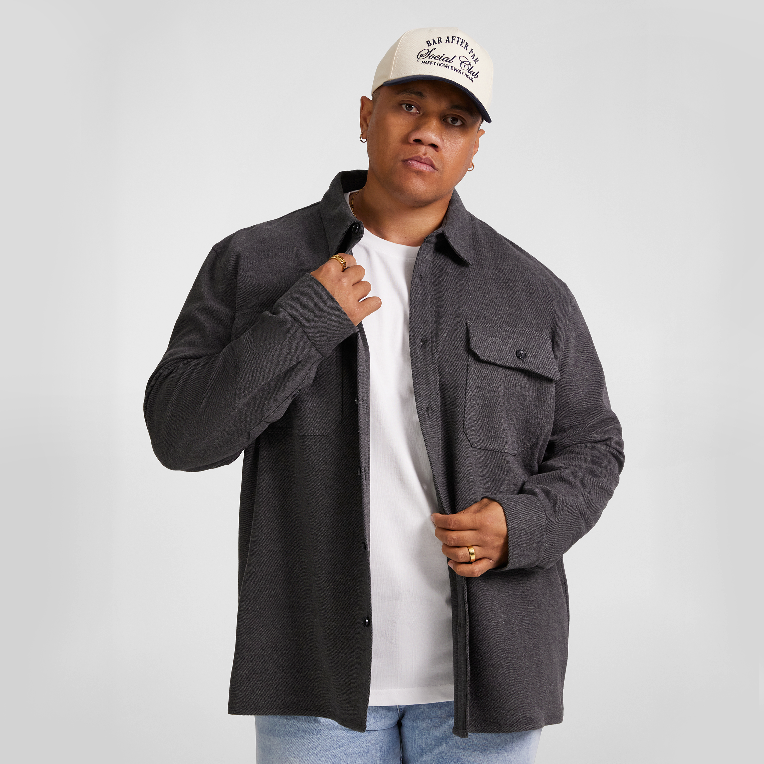 BRUSHED TWILL OVERSHIRT