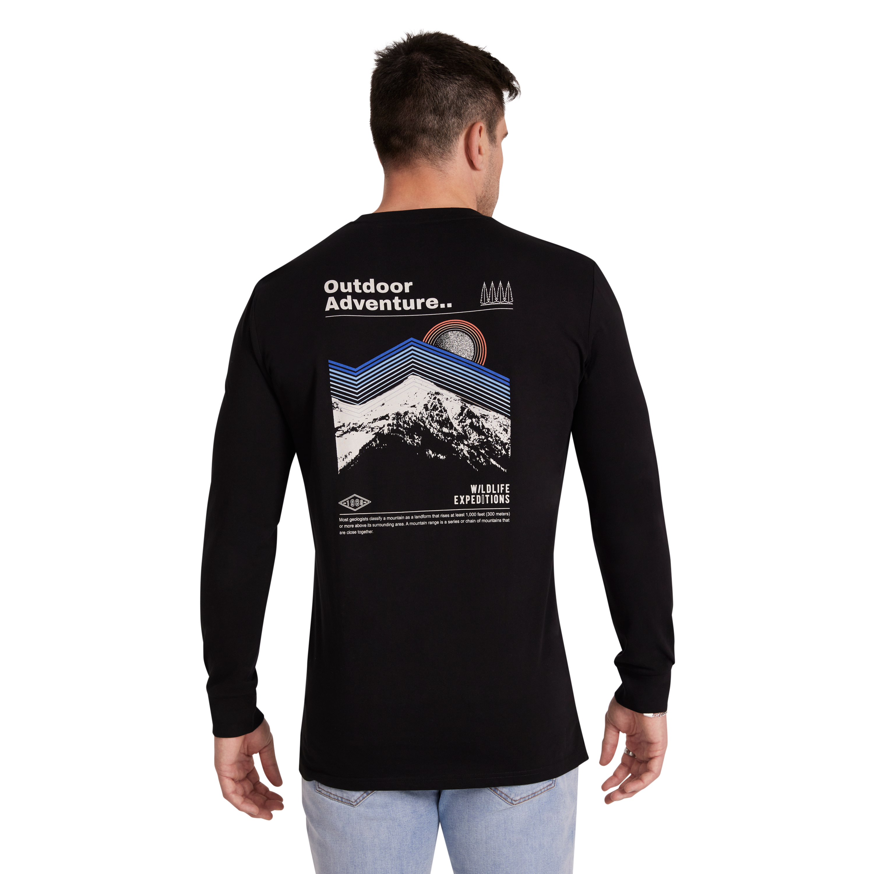 Black Outdoor Long Sleeve Top