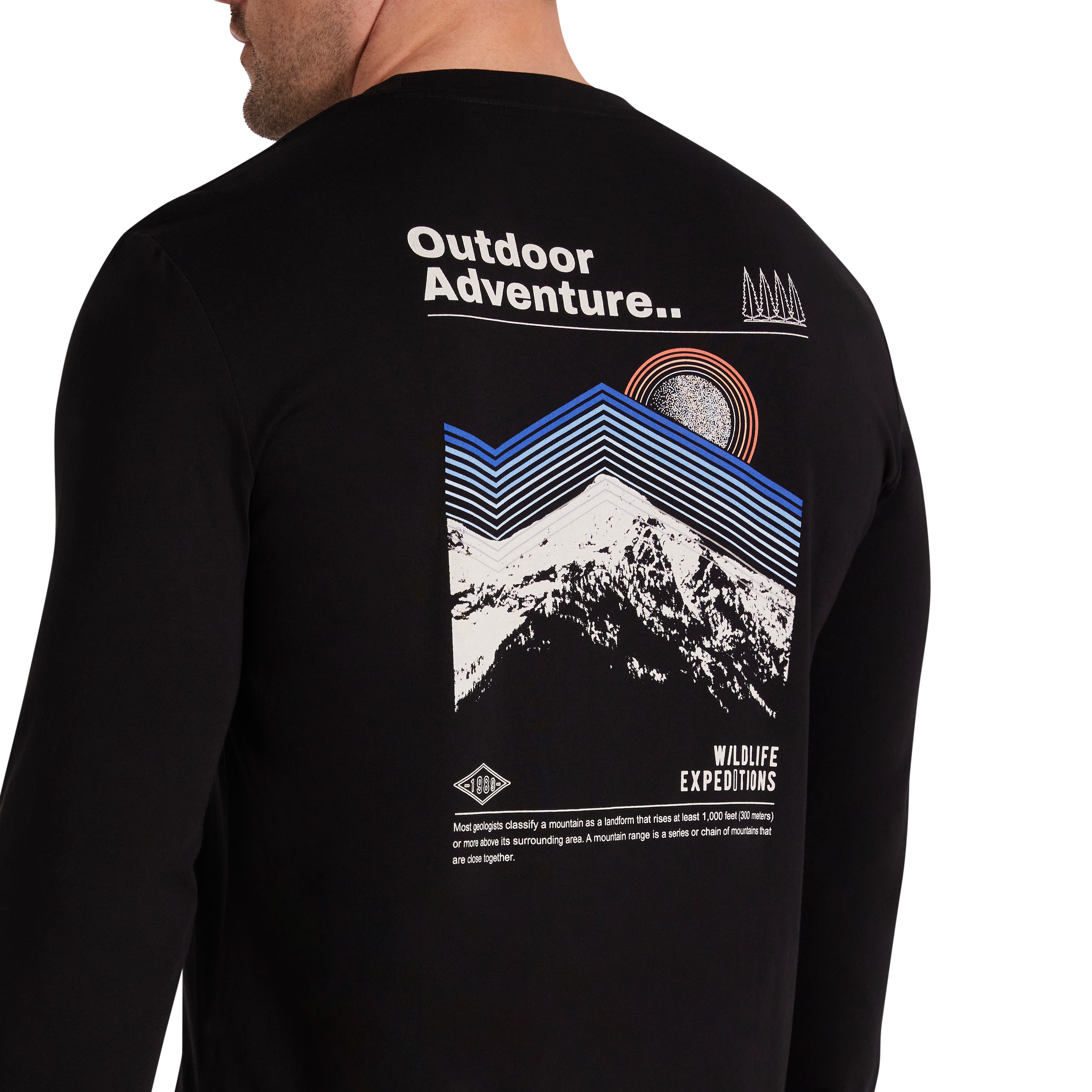 Black Outdoor Long Sleeve Top