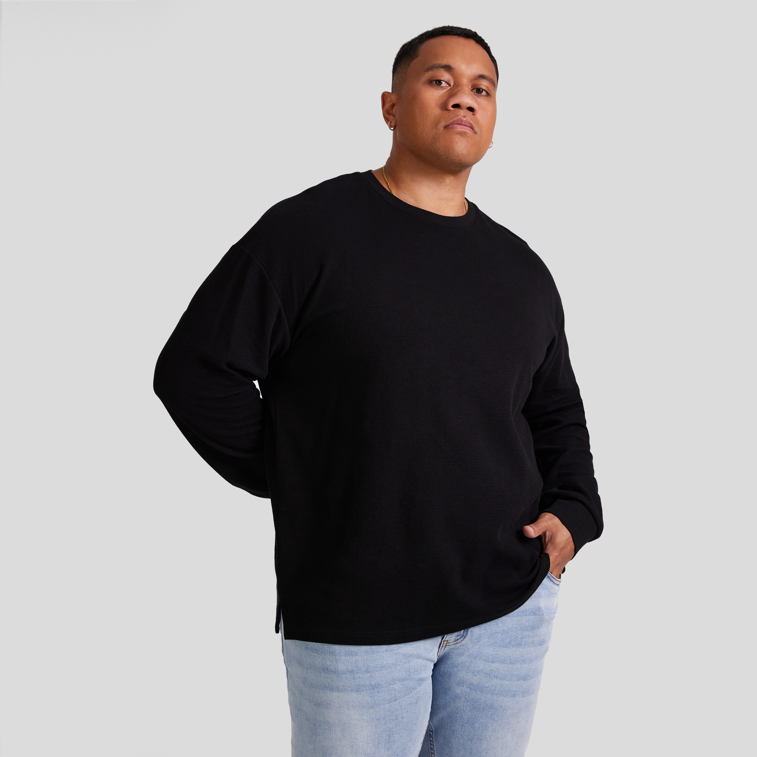 Waffle Long Sleeve Top