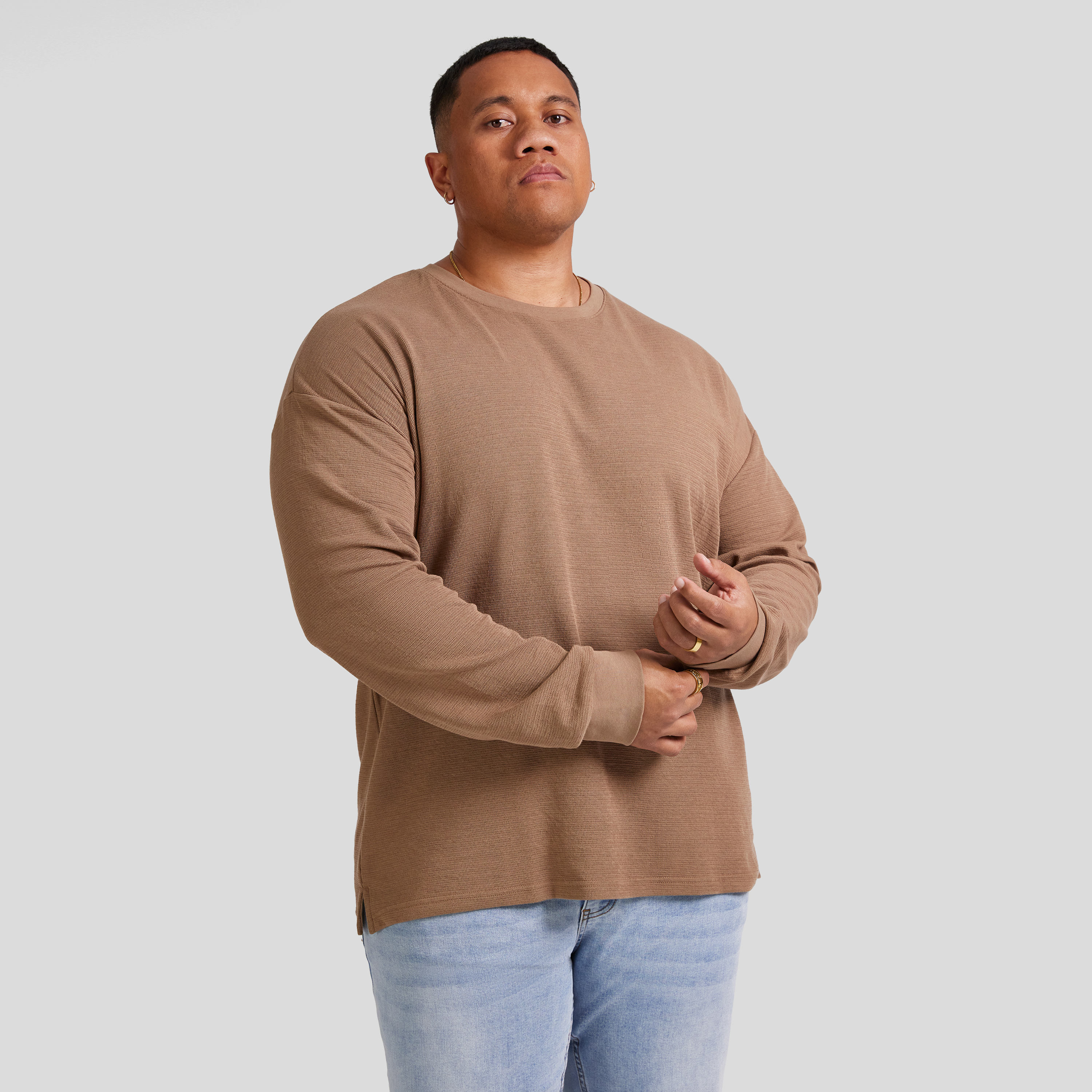 Waffle Long Sleeve Top