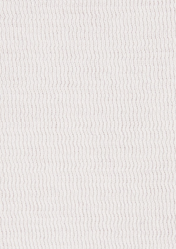 White Waffle Long Sleeve Top