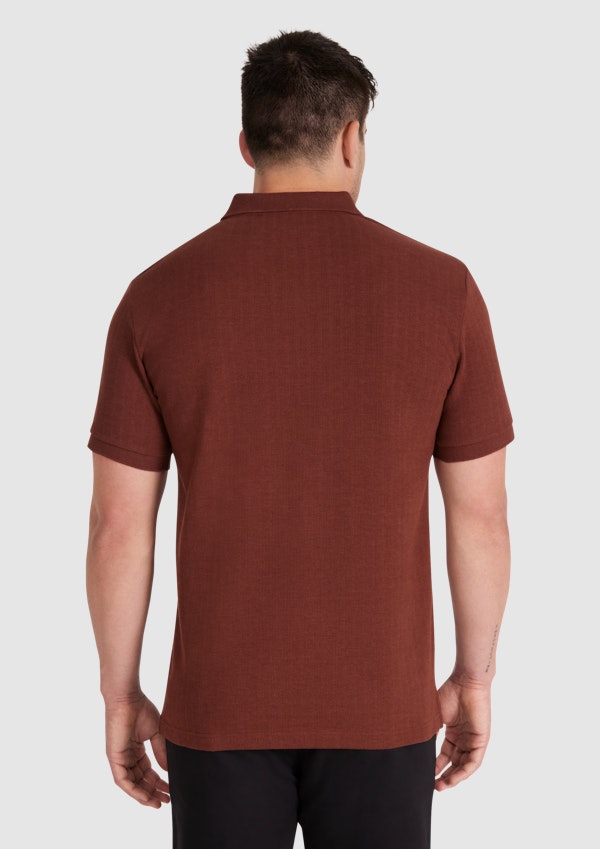 Chestnut Otto Textured Polo