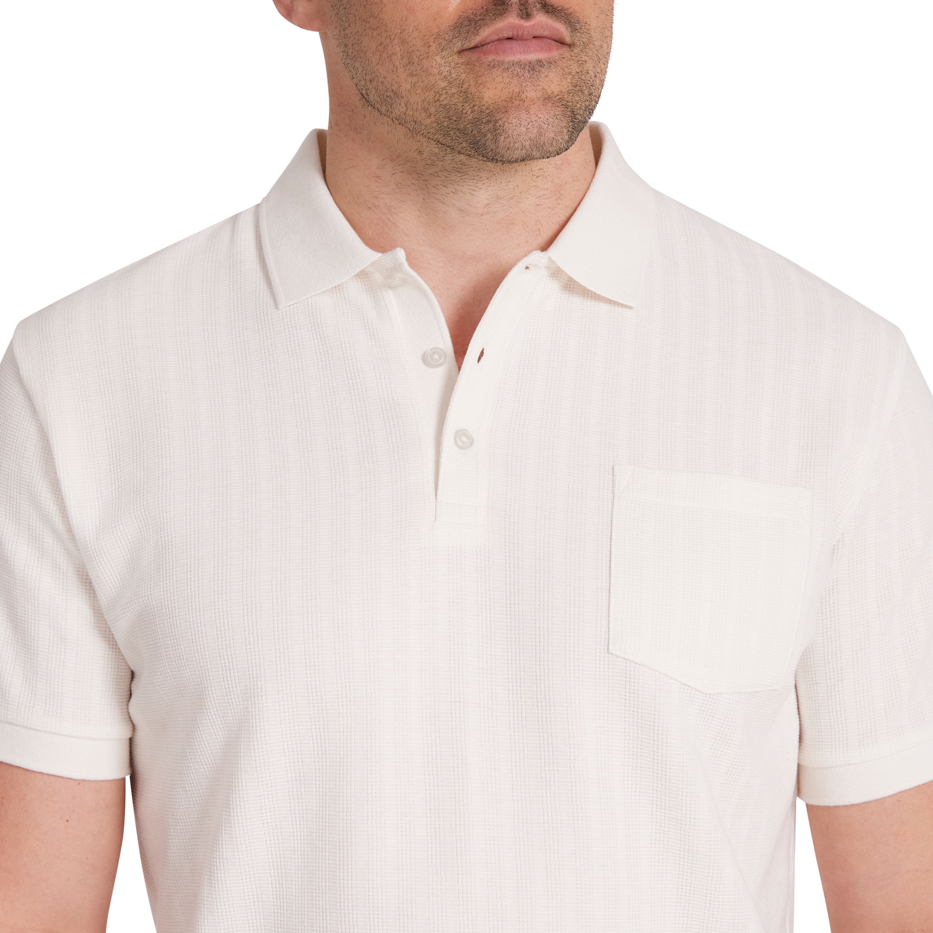 Ivory Otto Textured Polo