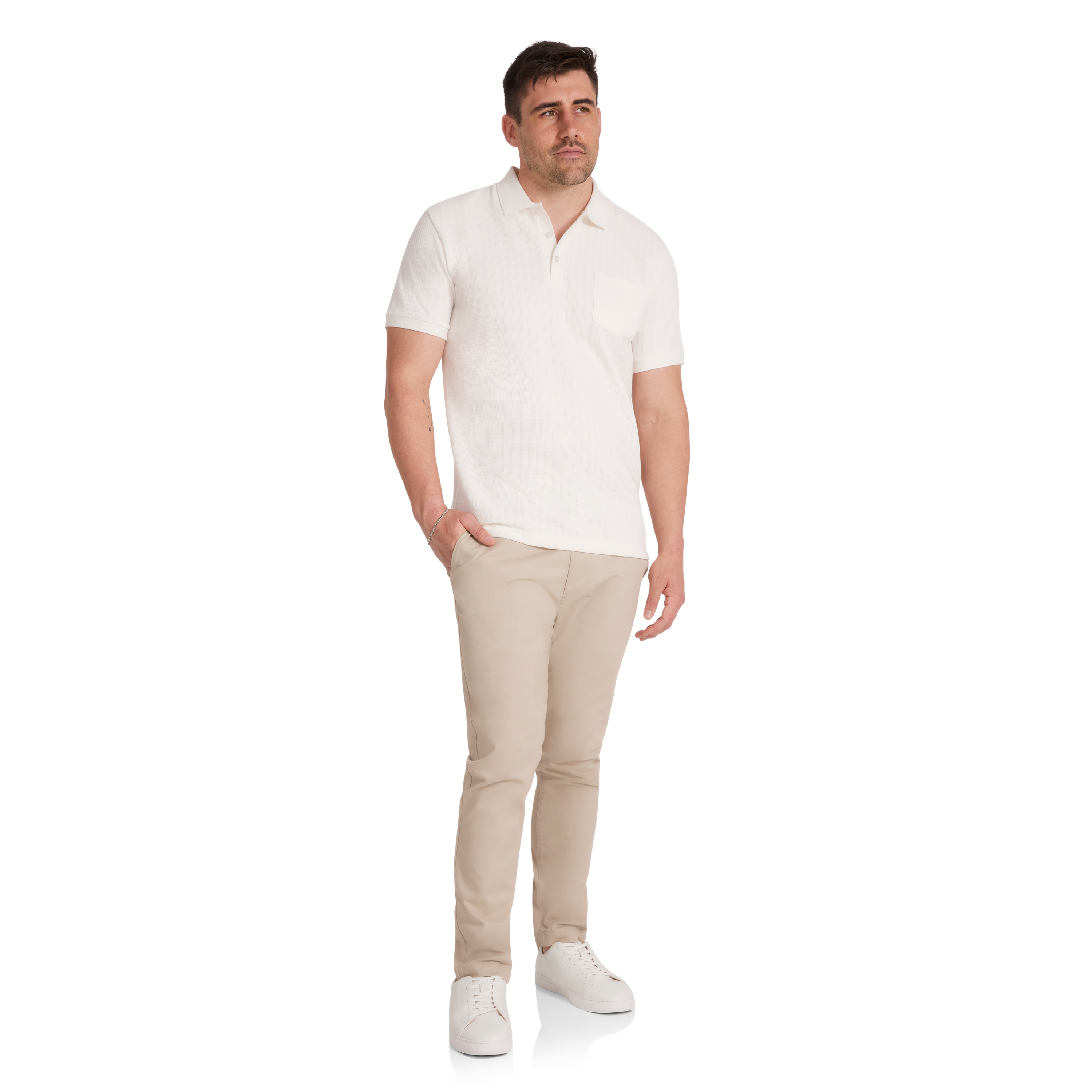 Ivory Otto Textured Polo