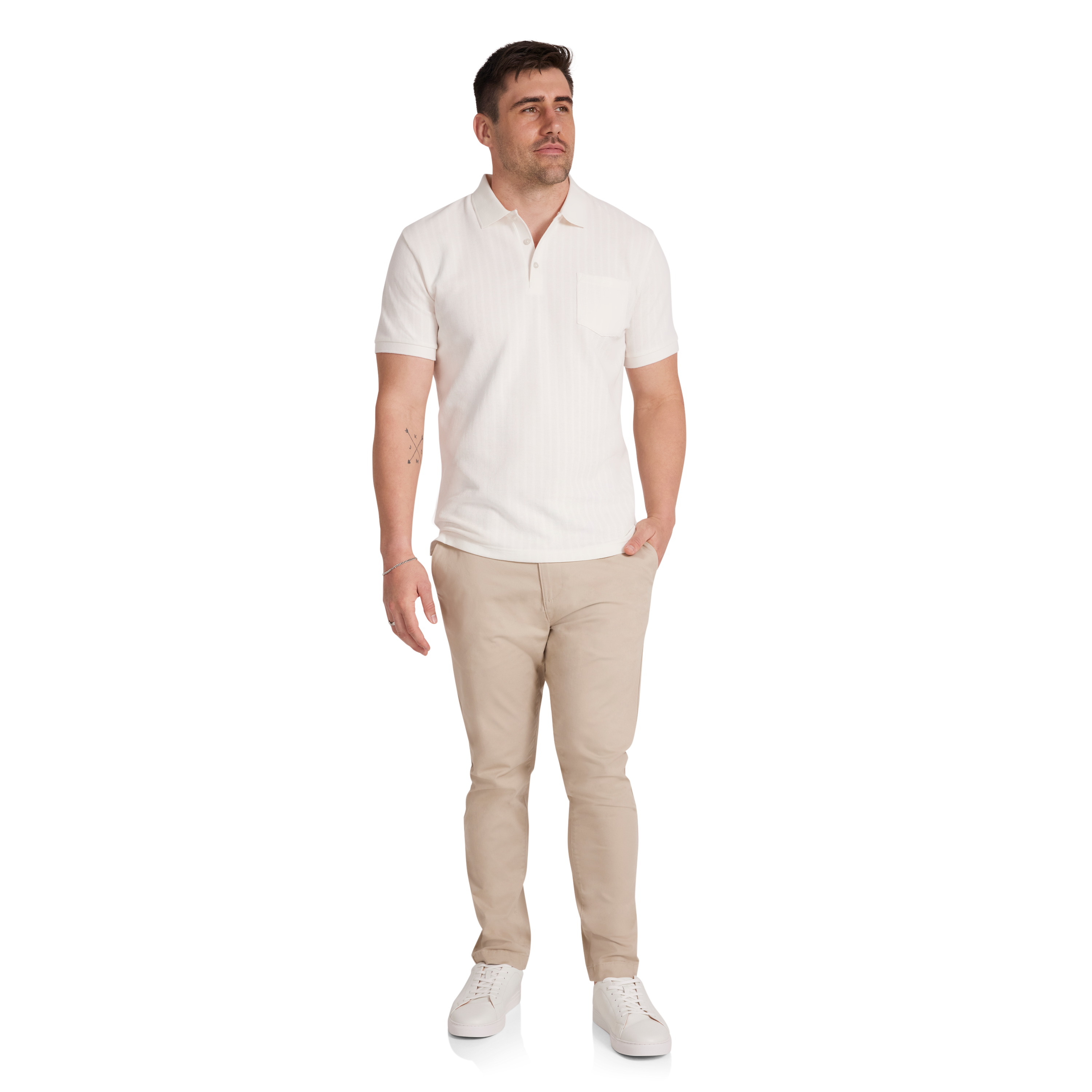 Ivory Otto Textured Polo