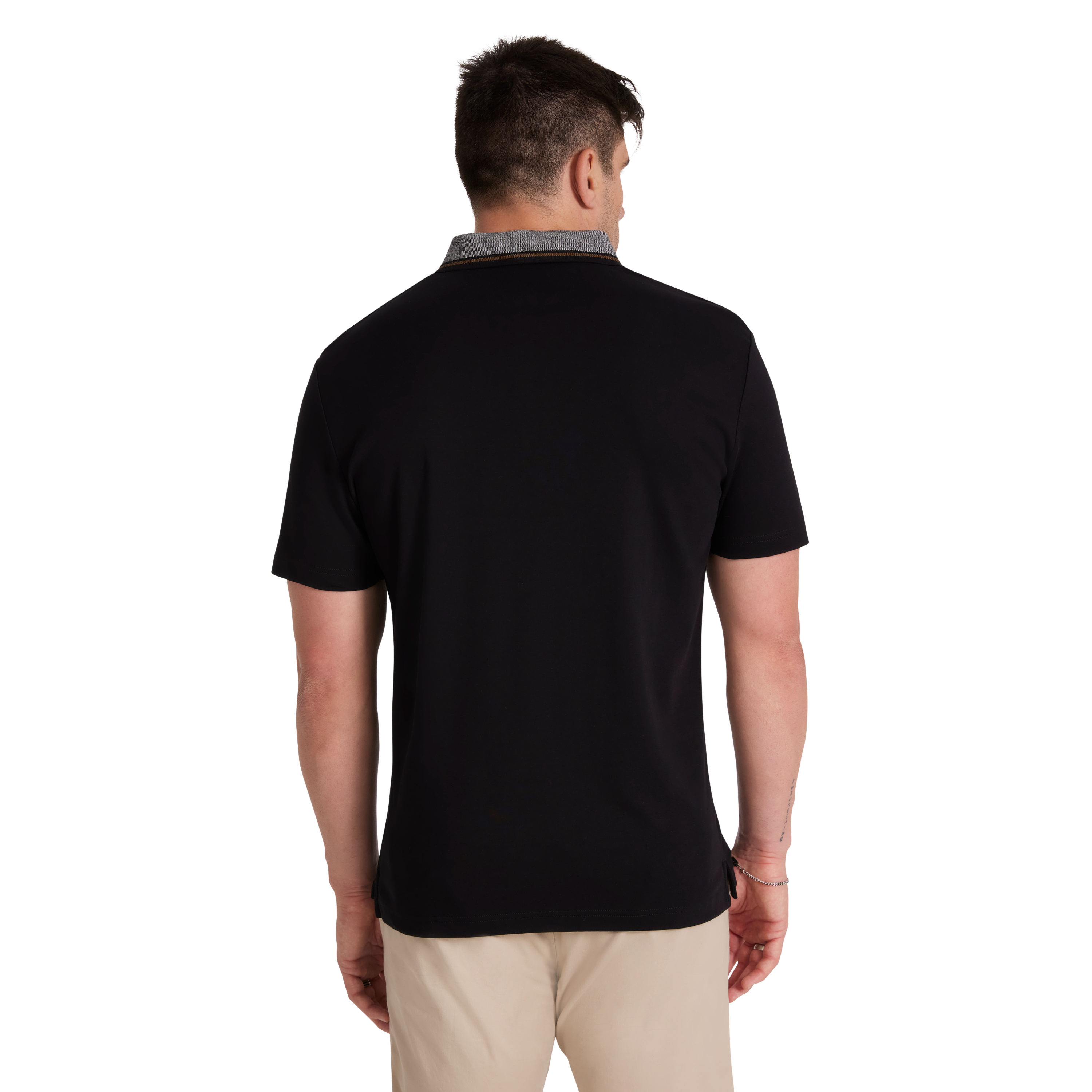 Black Simpson Jersey Polo