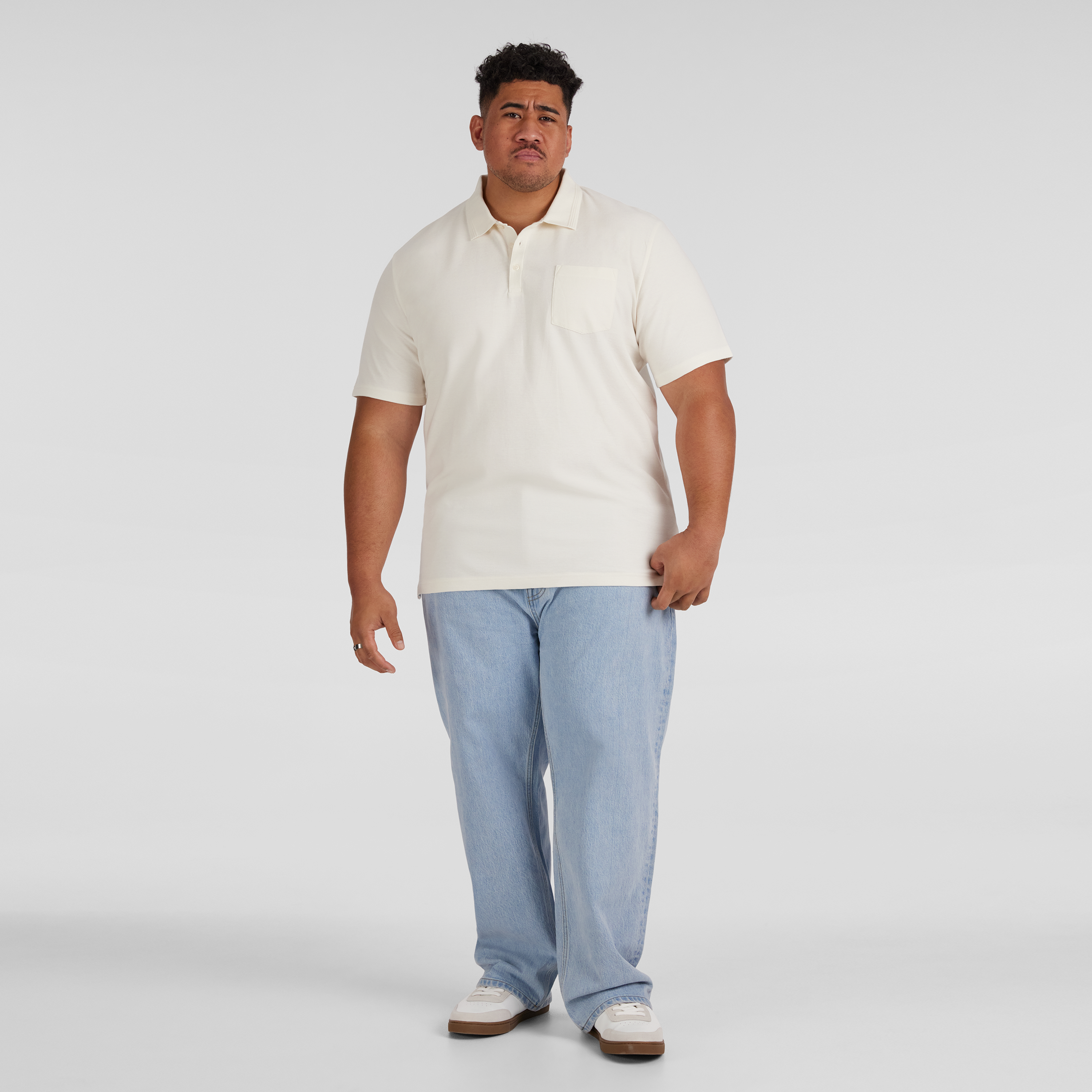 Ivory Oliver Textured Polo