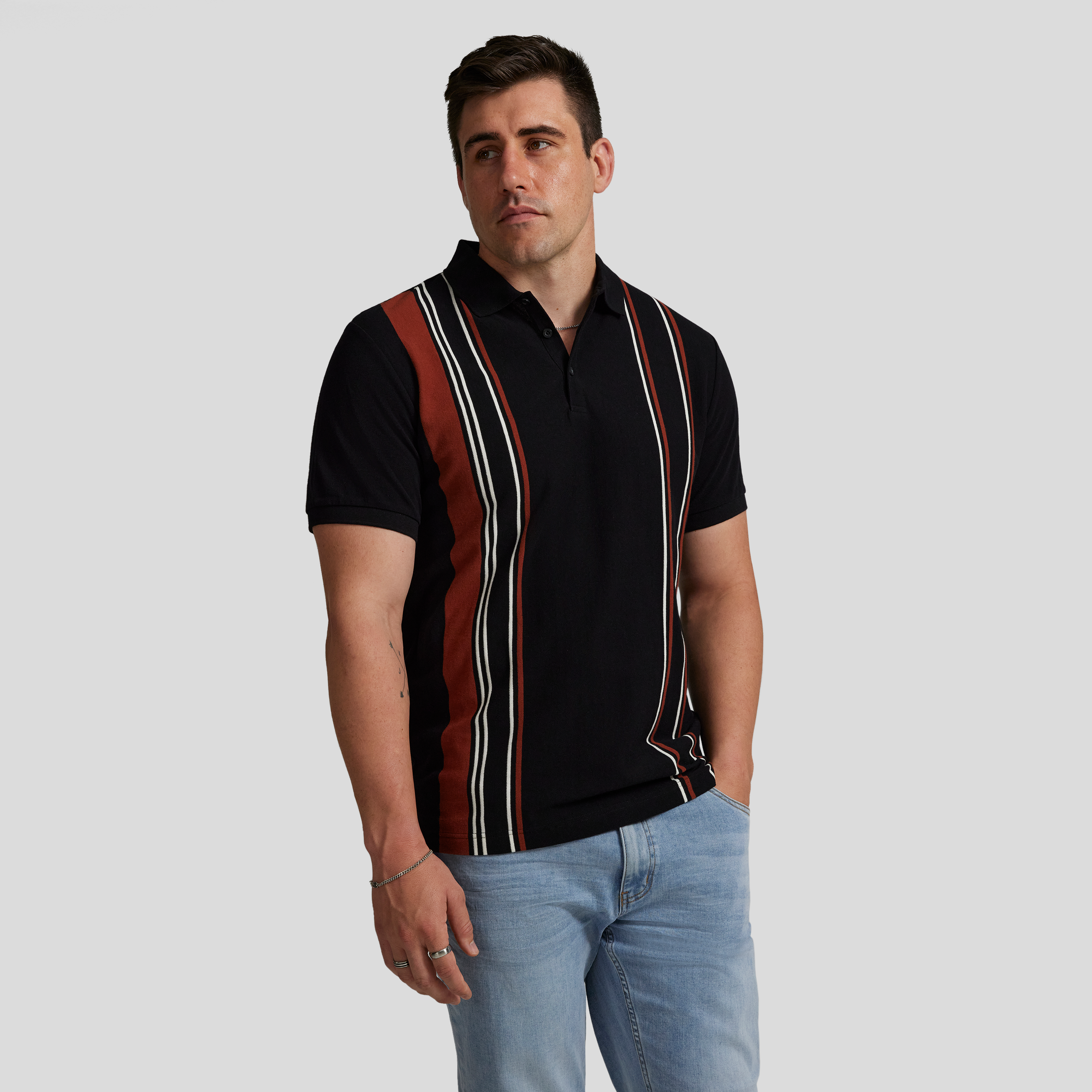 Liam Stripe Polo