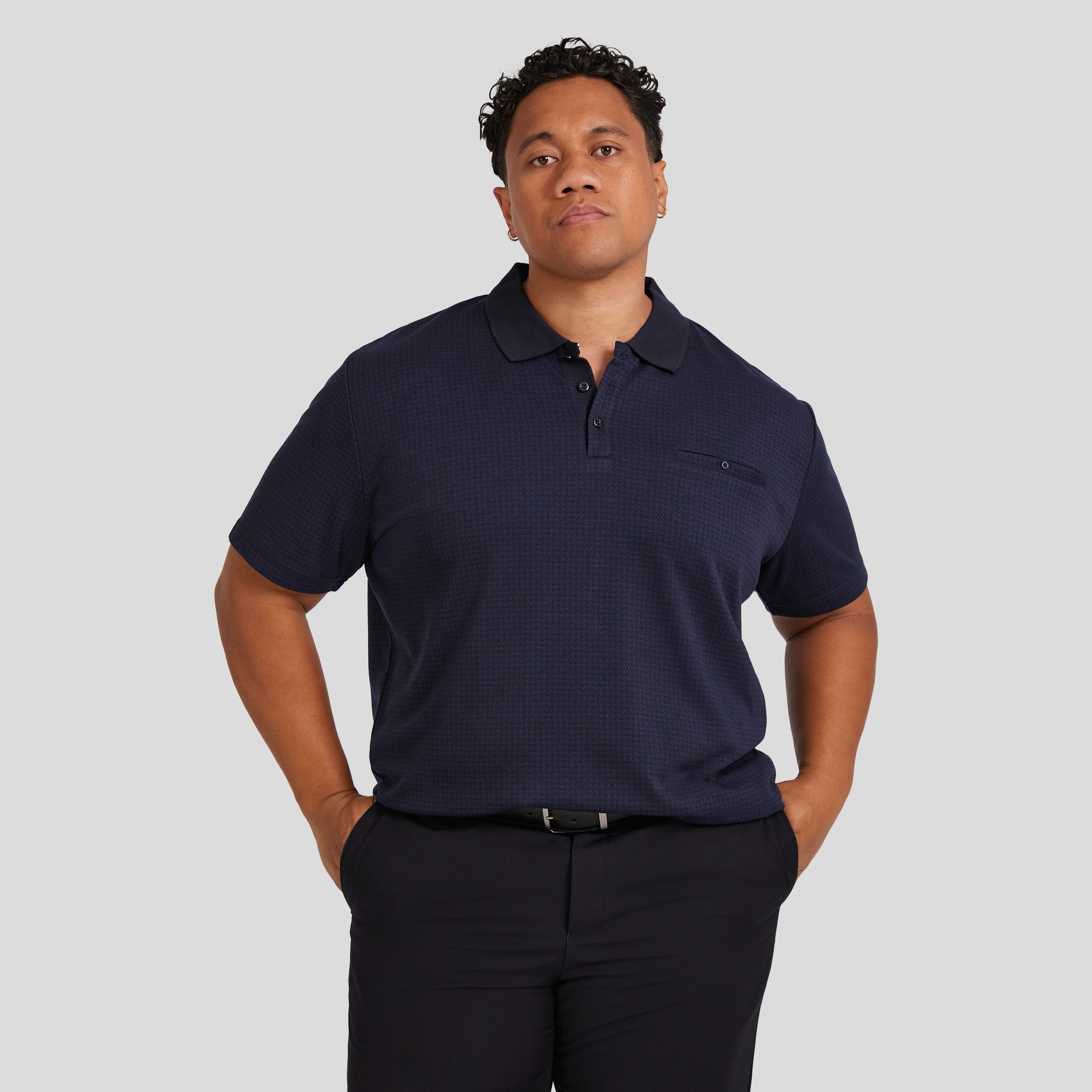 Justin Jacquard Polo