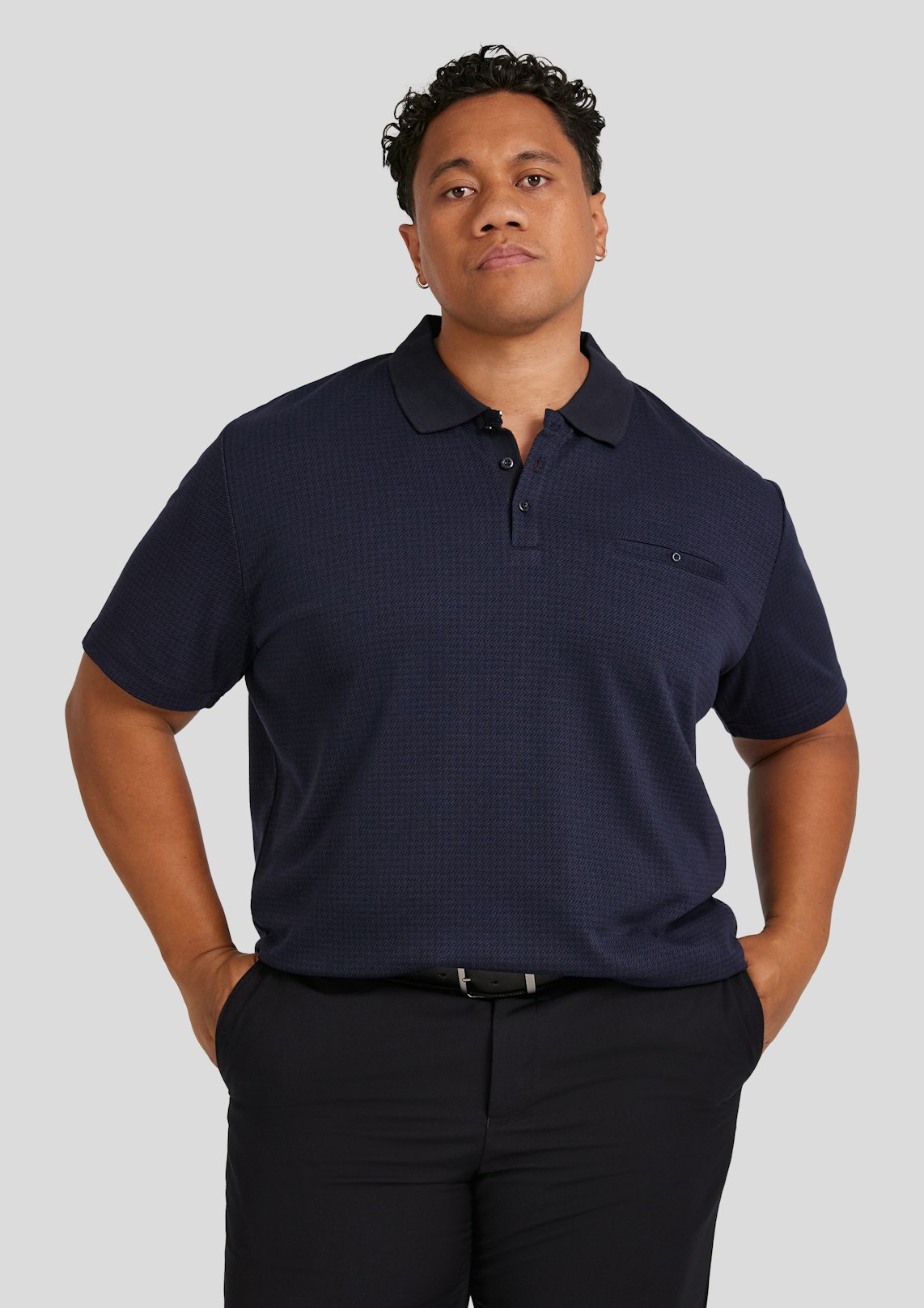 Justin Jacquard Polo