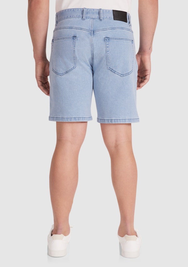 Light Wash Max Stretch Denim Short