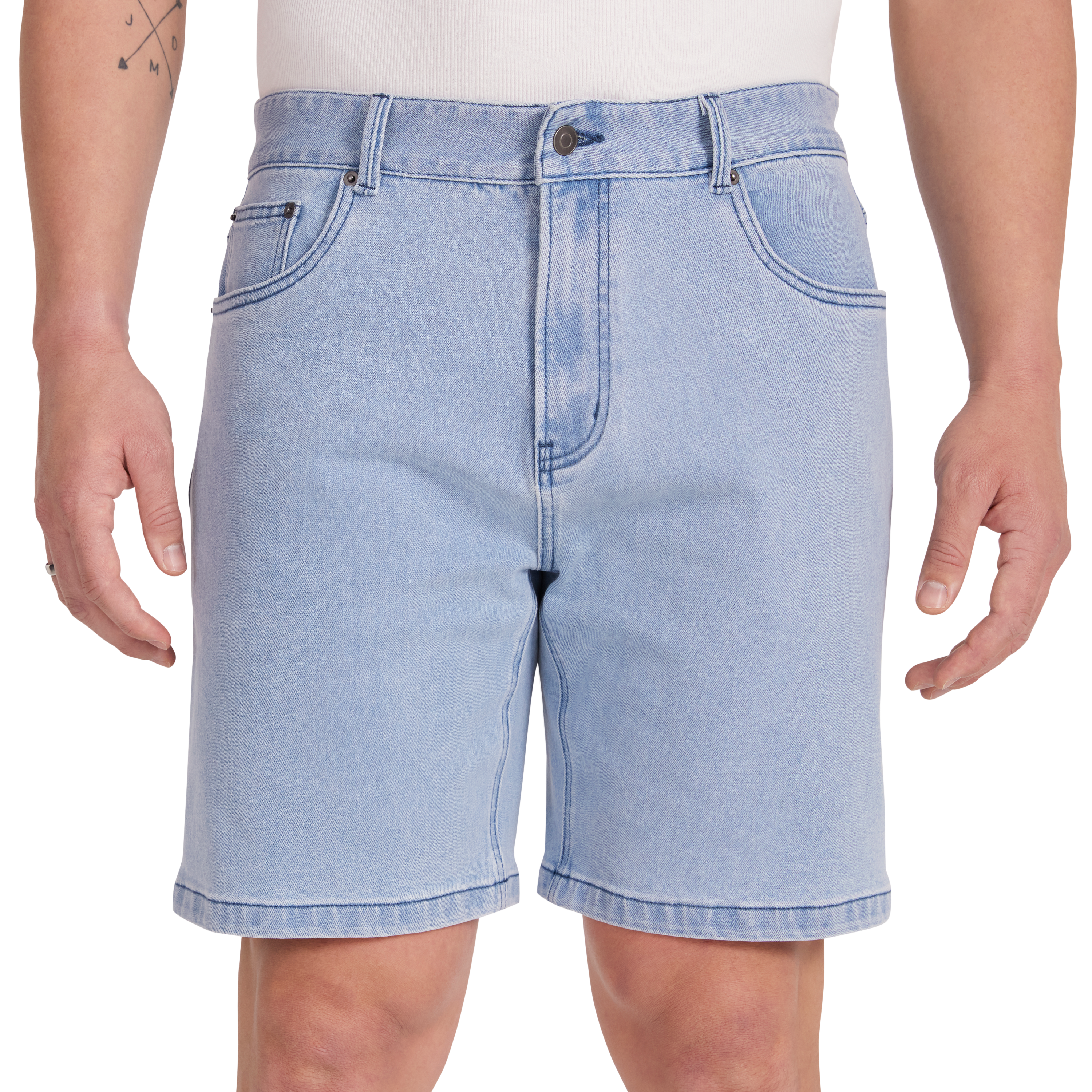 Light Wash Max Stretch Denim Short
