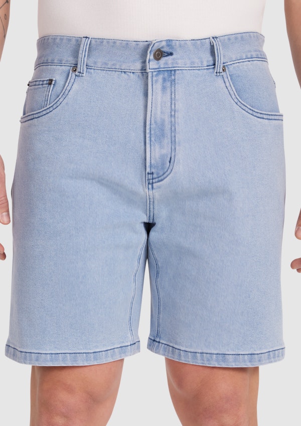 Light Wash Max Stretch Denim Short
