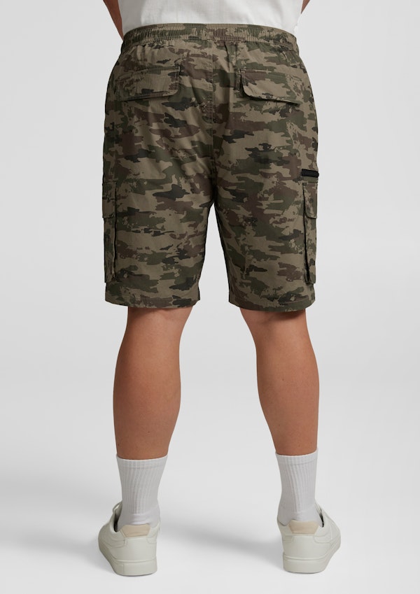 Camo Corbin Stretch Cargo Short