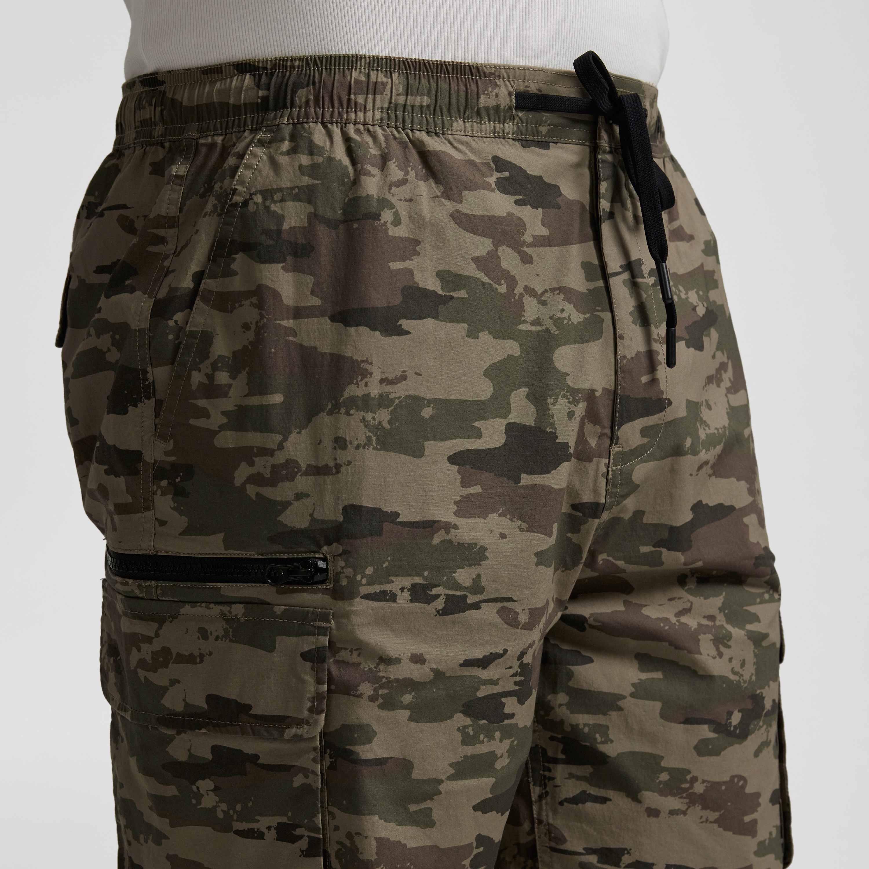 Camo Corbin Stretch Cargo Short