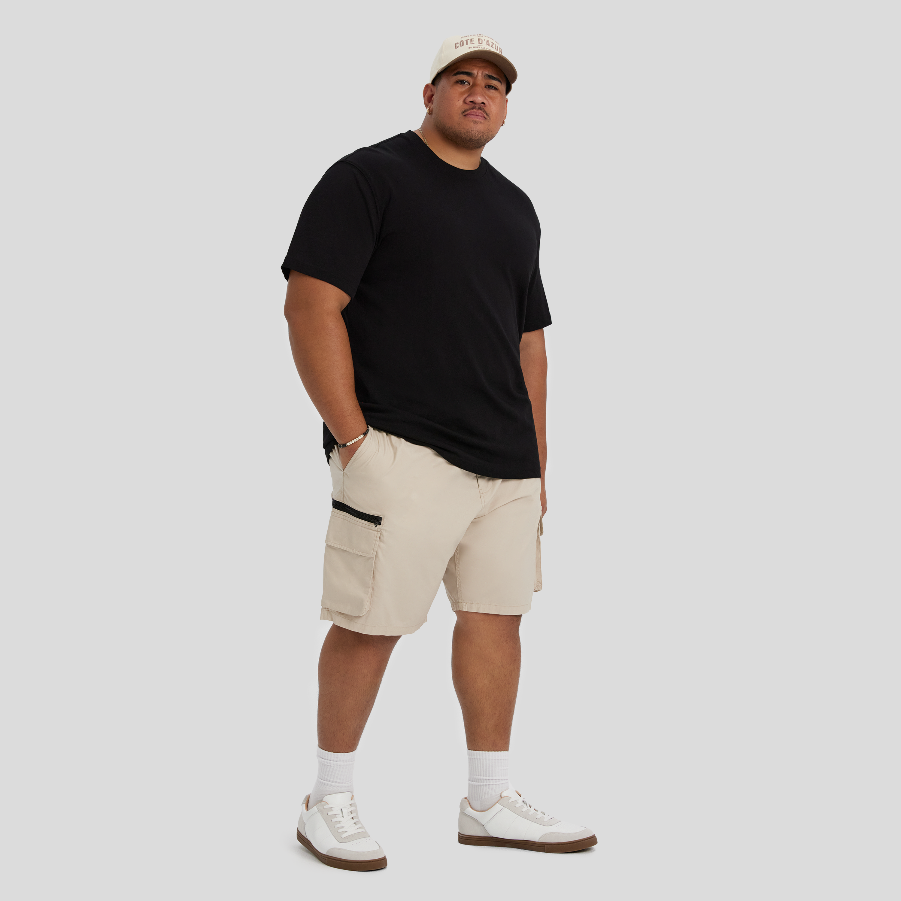 Sand Corbin Stretch Cargo Short