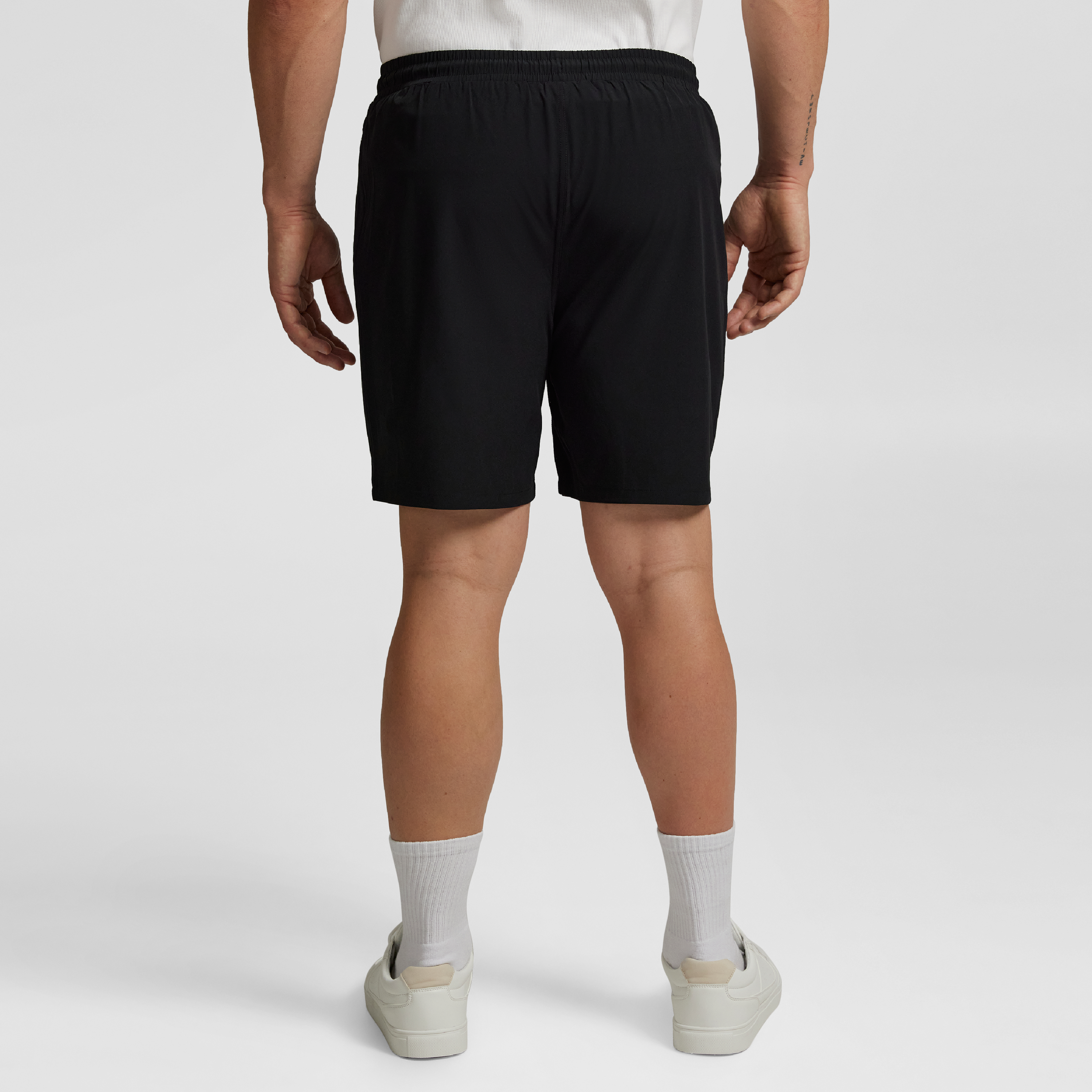 Black Active Woven Stretch Short