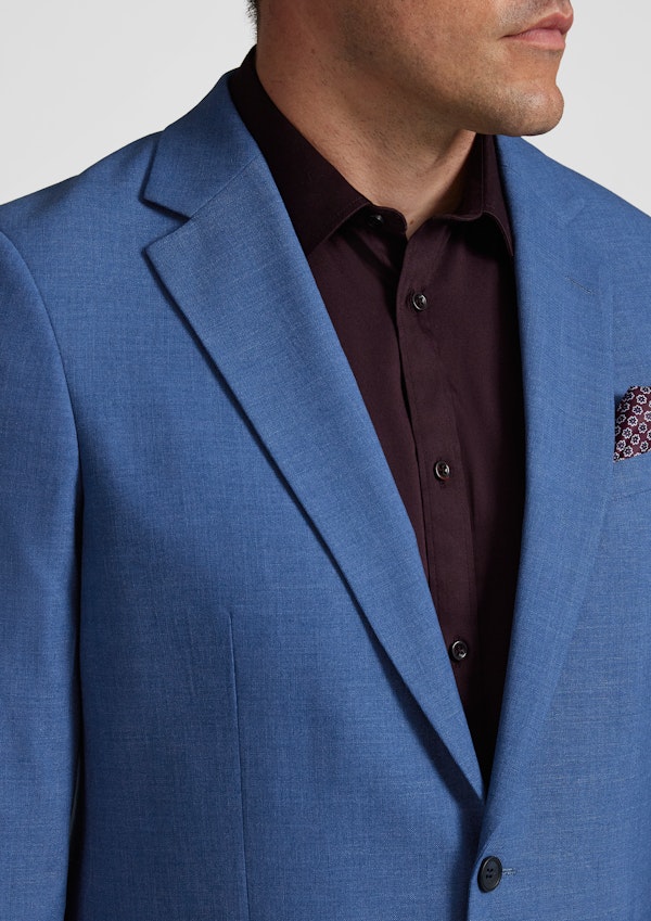 Blue Curtis Stretch Suit Jacket